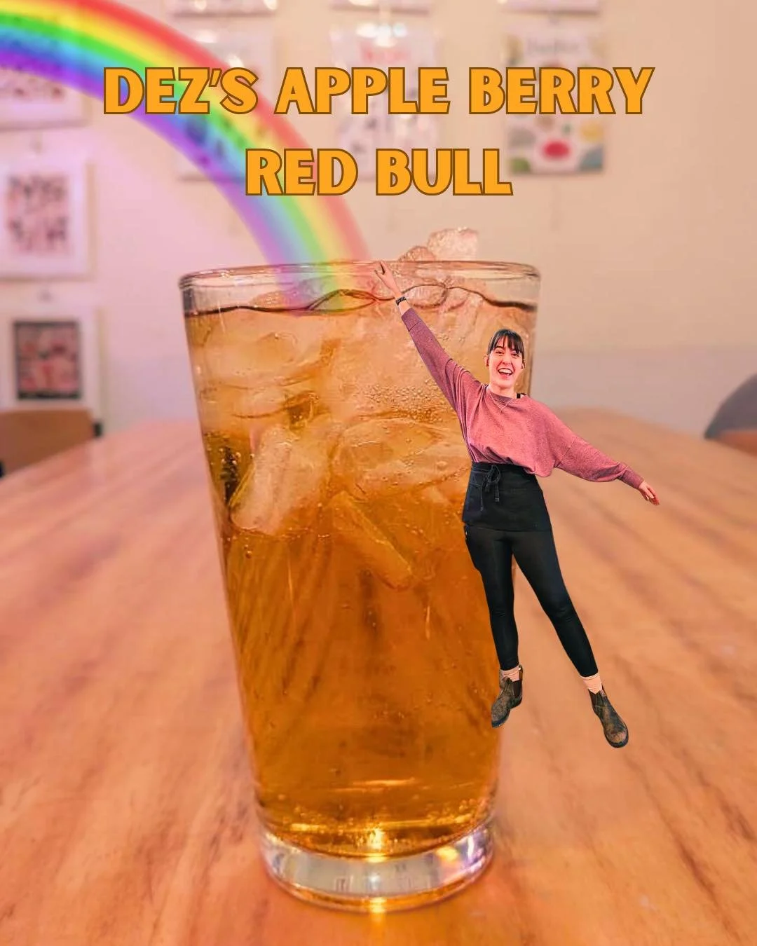 Meet Dez! Dez is one of our lovely shift lead baristas who has been working here at Red Dog for almost two years! Her favorite drink this month is a Red Bull infuser with apple and raspberry!🍎🍓 Dez&rsquo;s favorite part about working at Red Dog is 