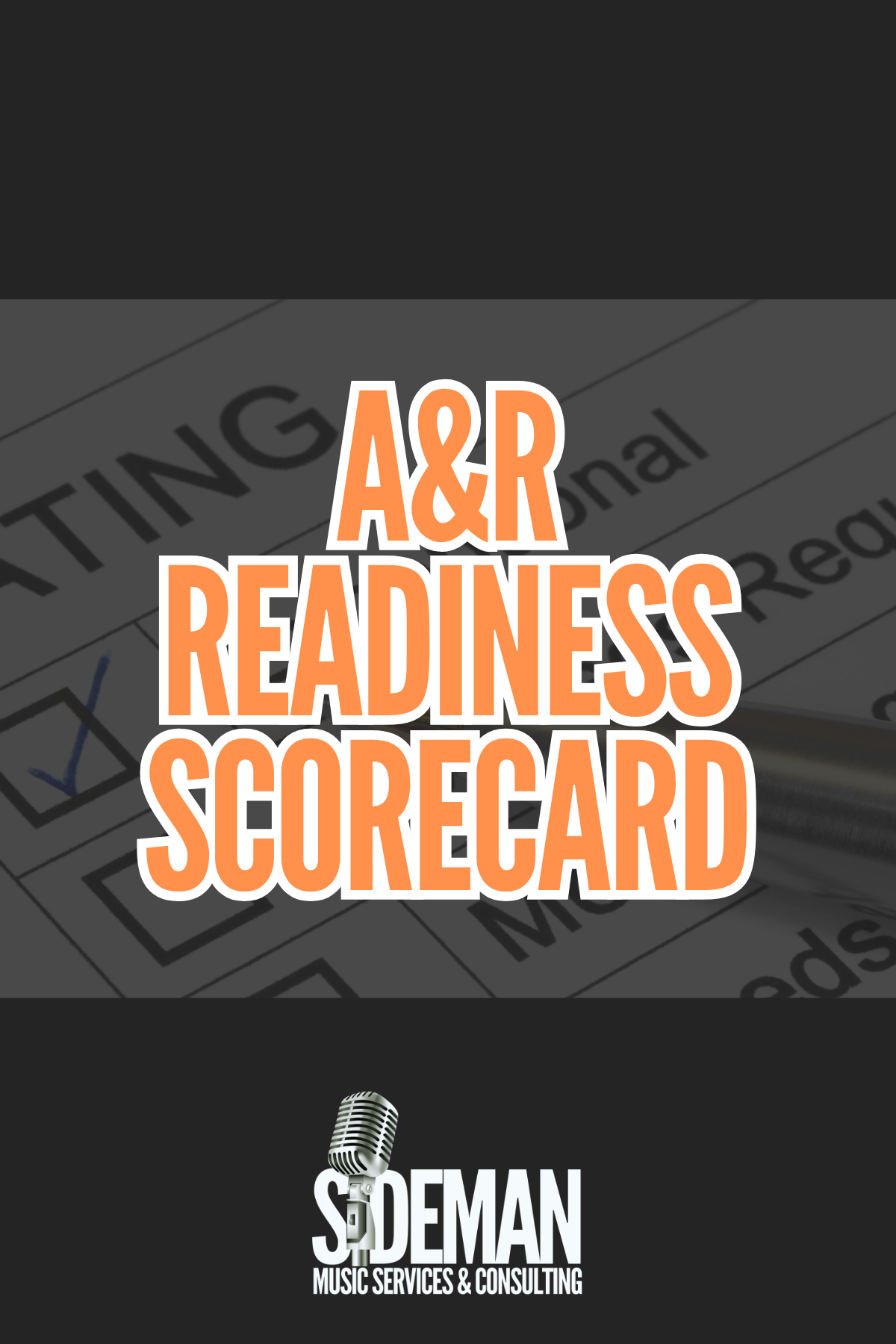 Sideman Music Consulting - A&R Readiness Scorecard