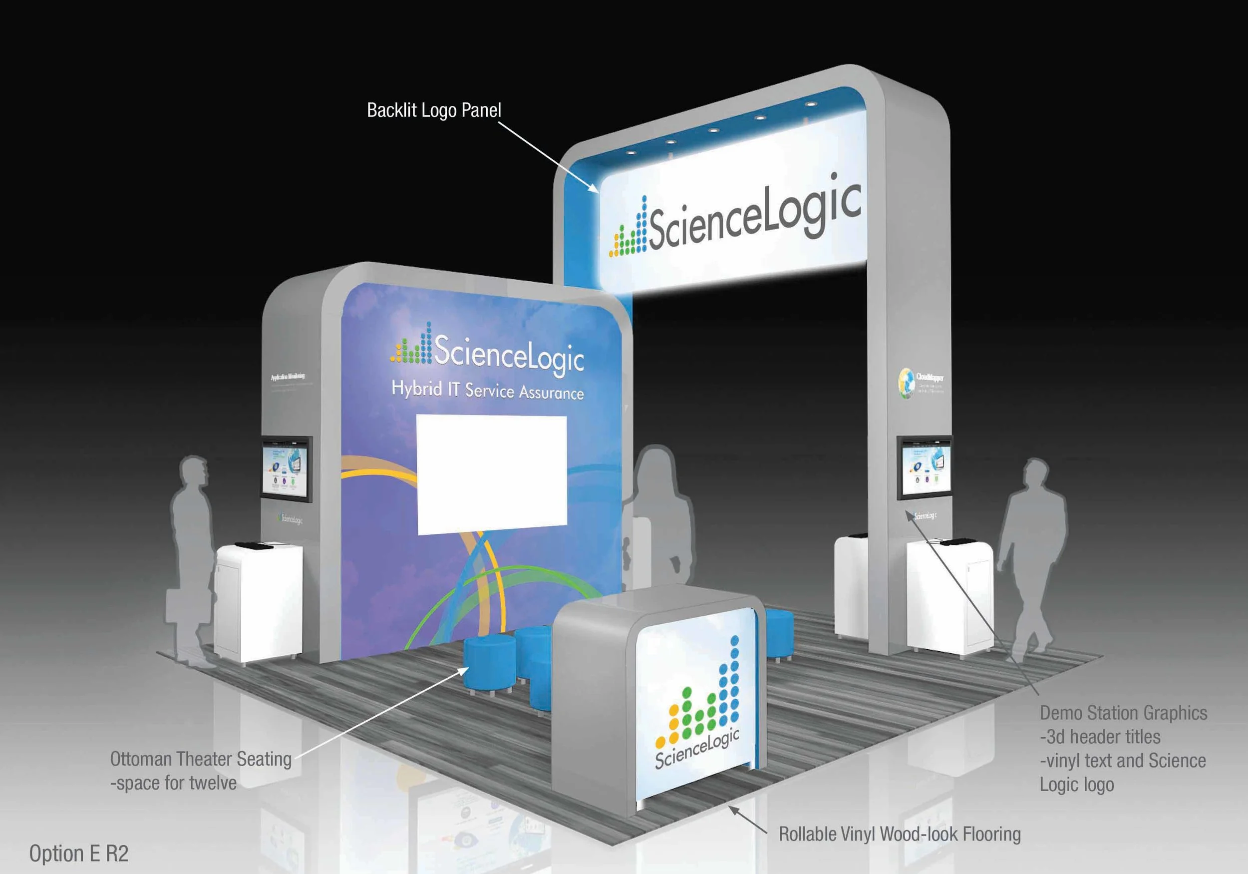 ScienceLogic 20x30 Booth (alternate view)