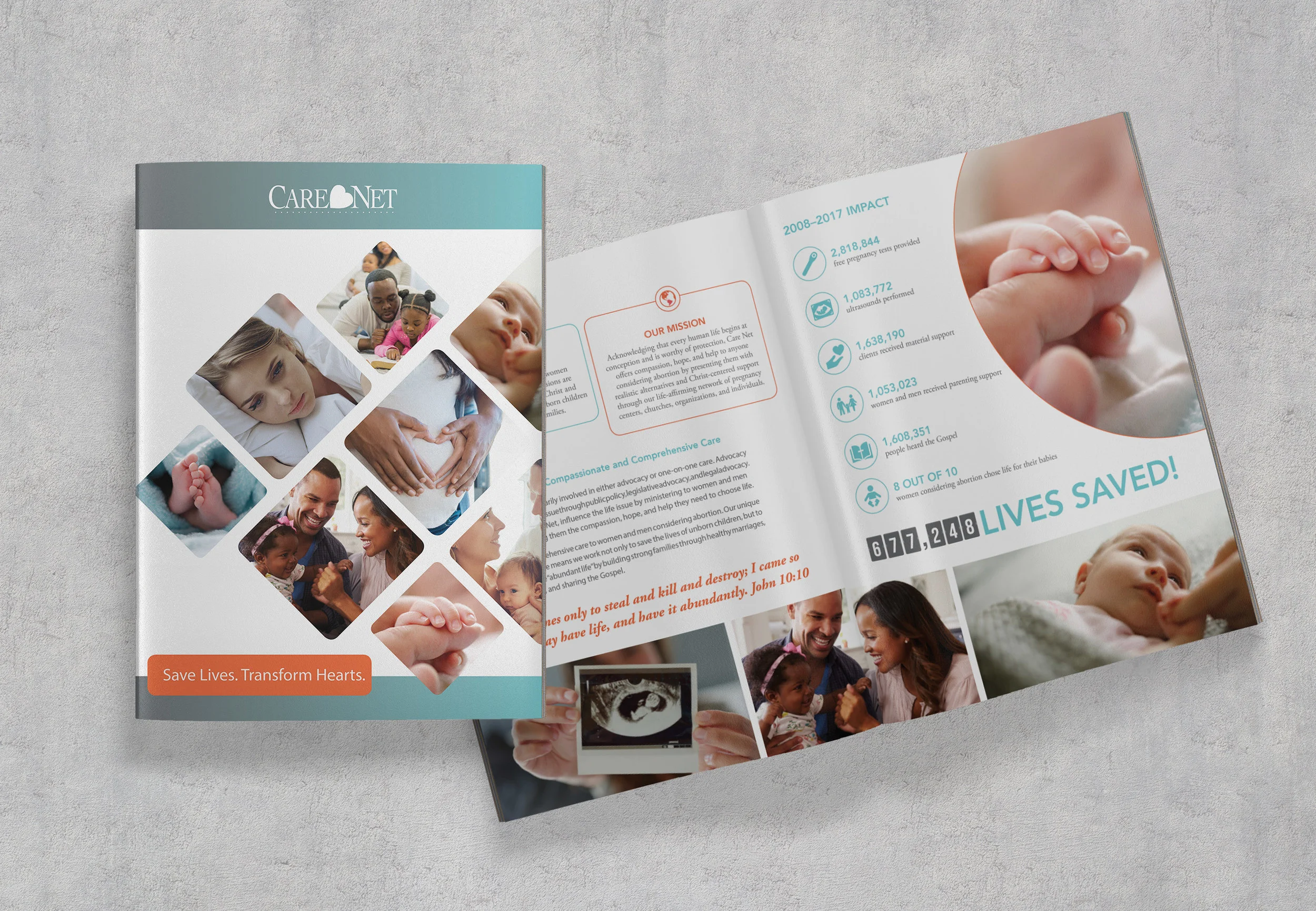 Care Net Major Donor Case for Support Fundraising Brochure