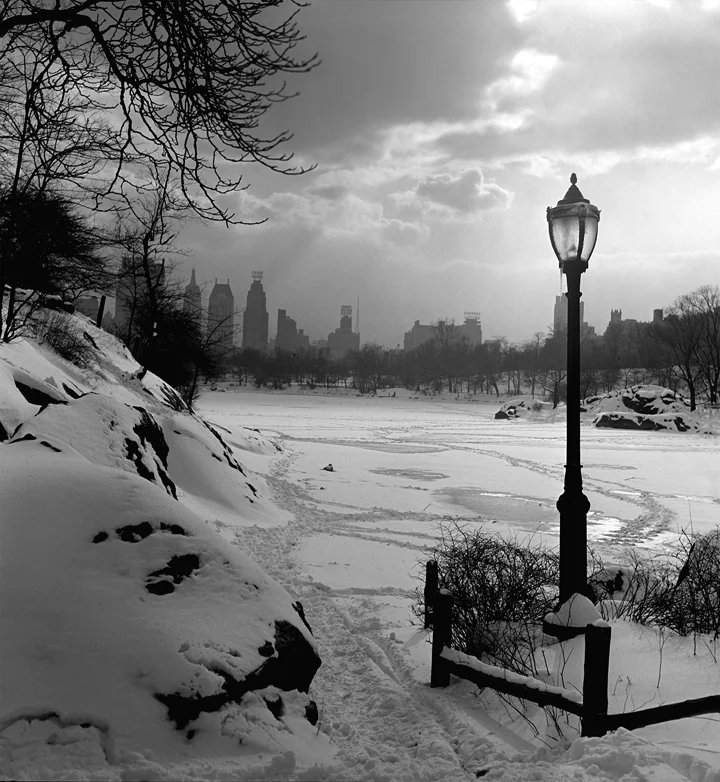 Central Park Snow, 1945