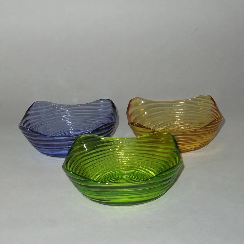 Colored Glass Bowls