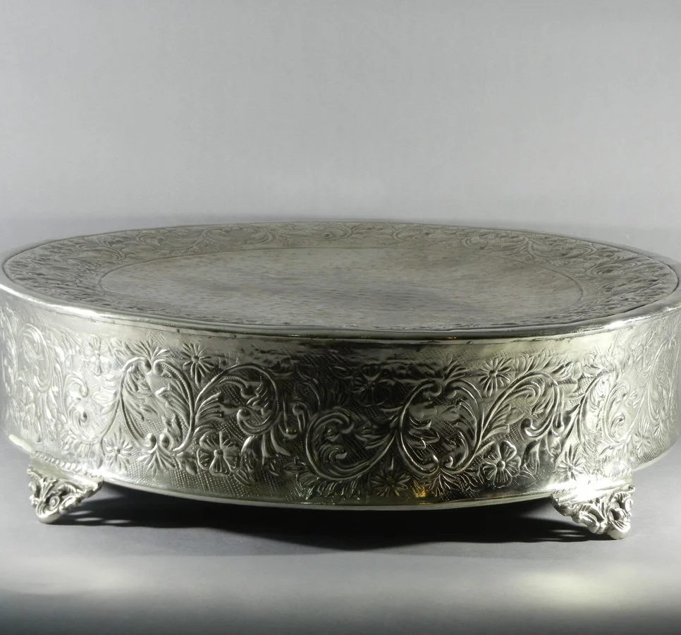 Ornate Round Cake Stand