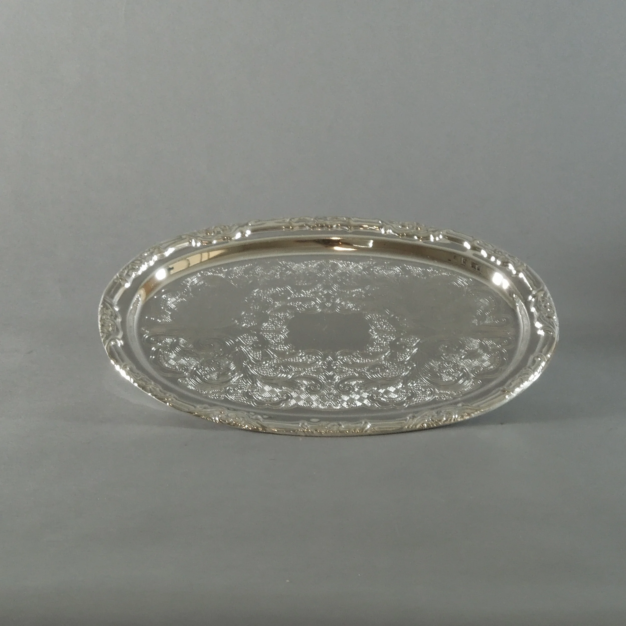 Silverplate Oval Tray (9"x7")
