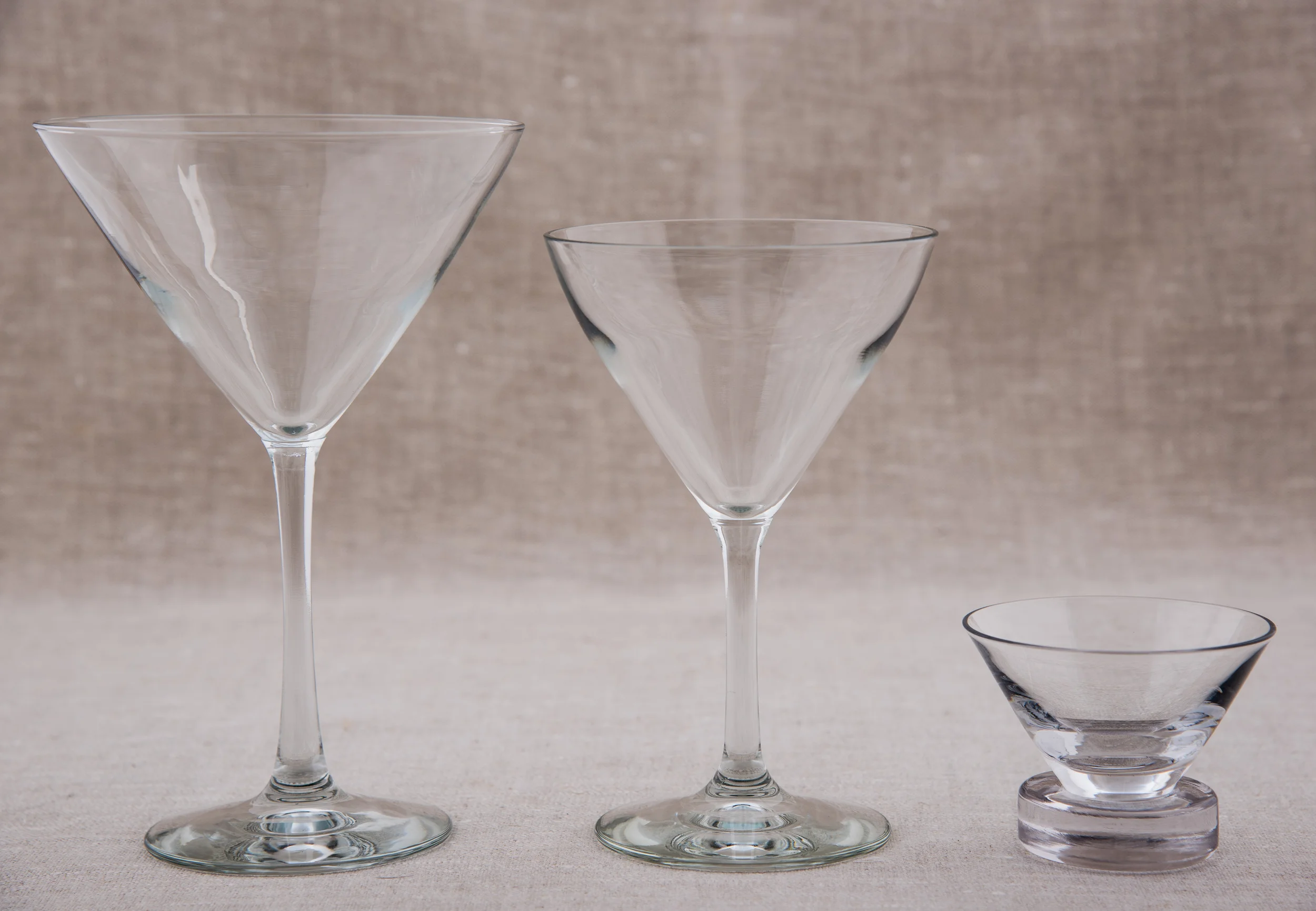 Martini: Large, Cocktail, Mini