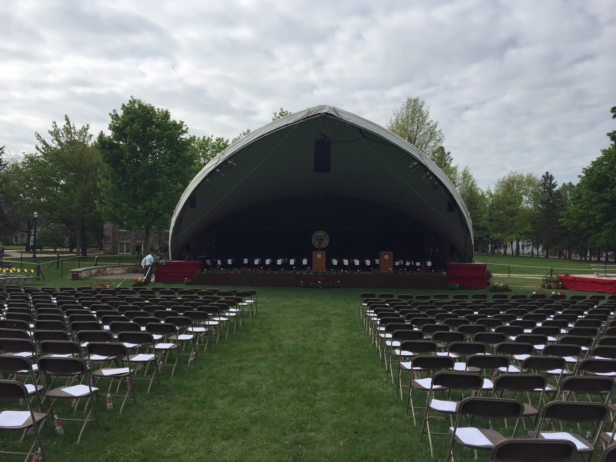 Popup Band Shell Bandshells — Vermont Tent Company