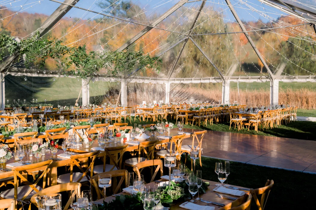 Beautiful Clear Roof Tent Rentals from Vermont Tent Company — Vermont Tent Company