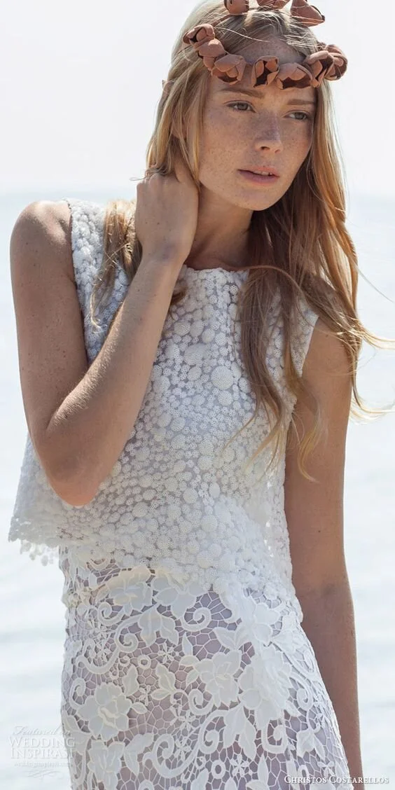 bridal sequin top