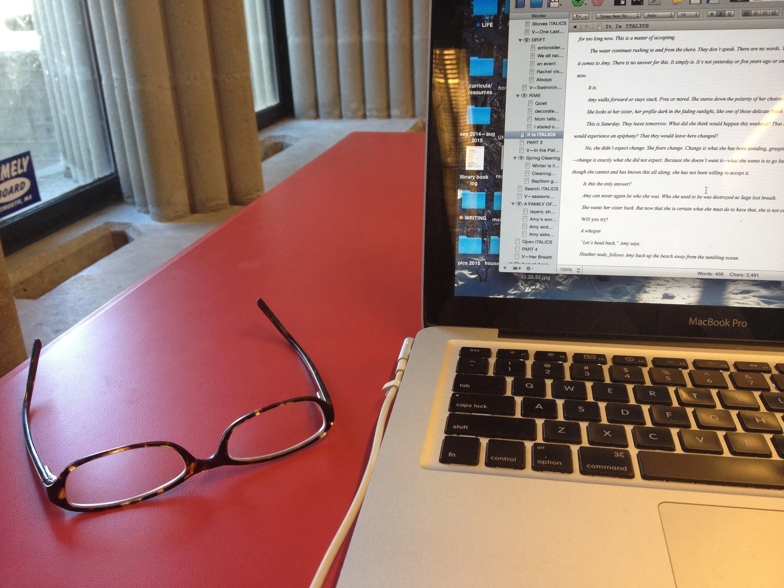 Here I am writing at the university library. I really like being the old lady that the kids wonder about. Is she an old student? Is she an elder wandering lost in a state of dementia? Is she a cougar? Maybe all 3, kids ... maybe all 3. Rawrrrr