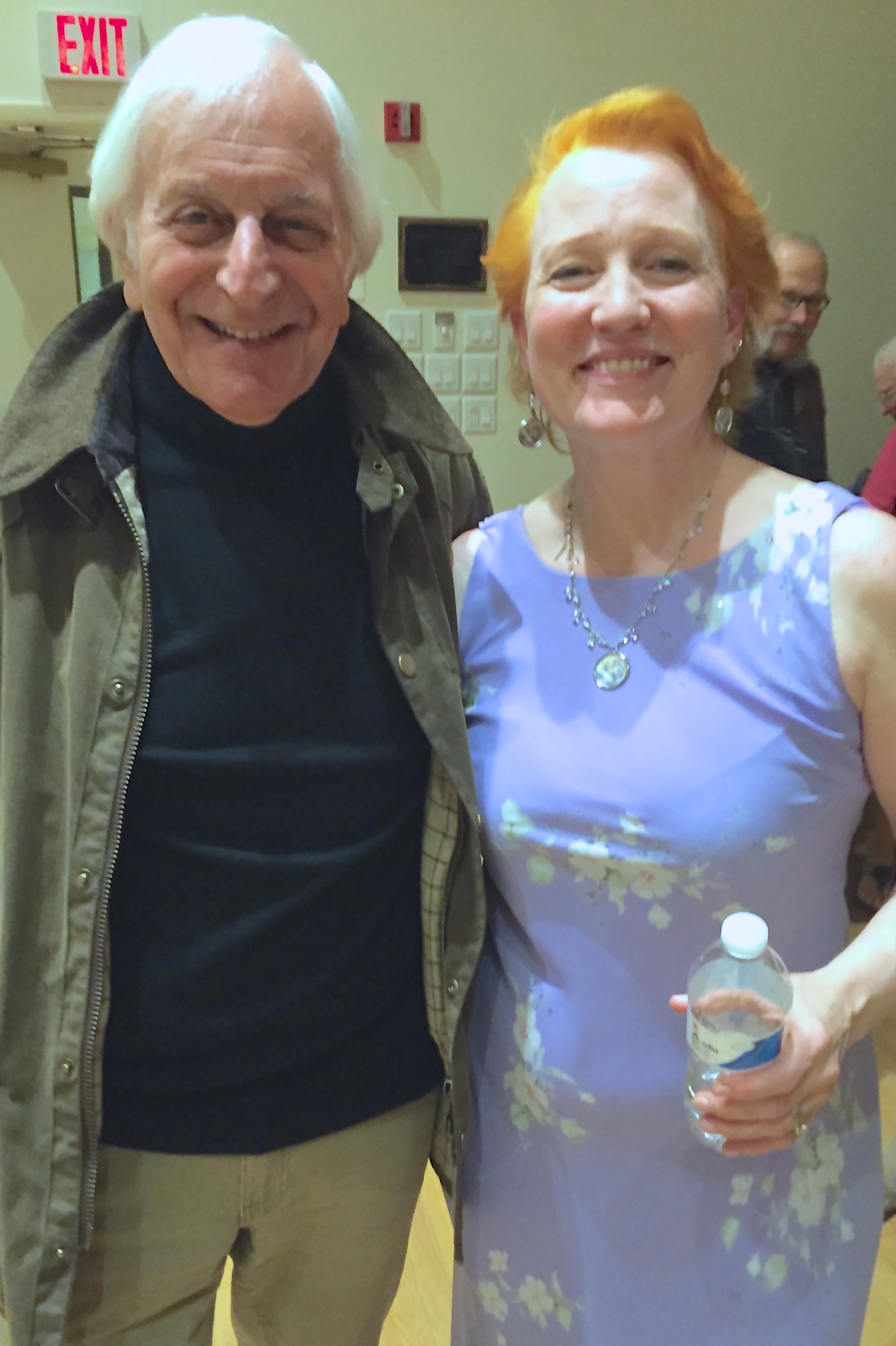 Margaret with our next commissioned composer, Gary William Friedman