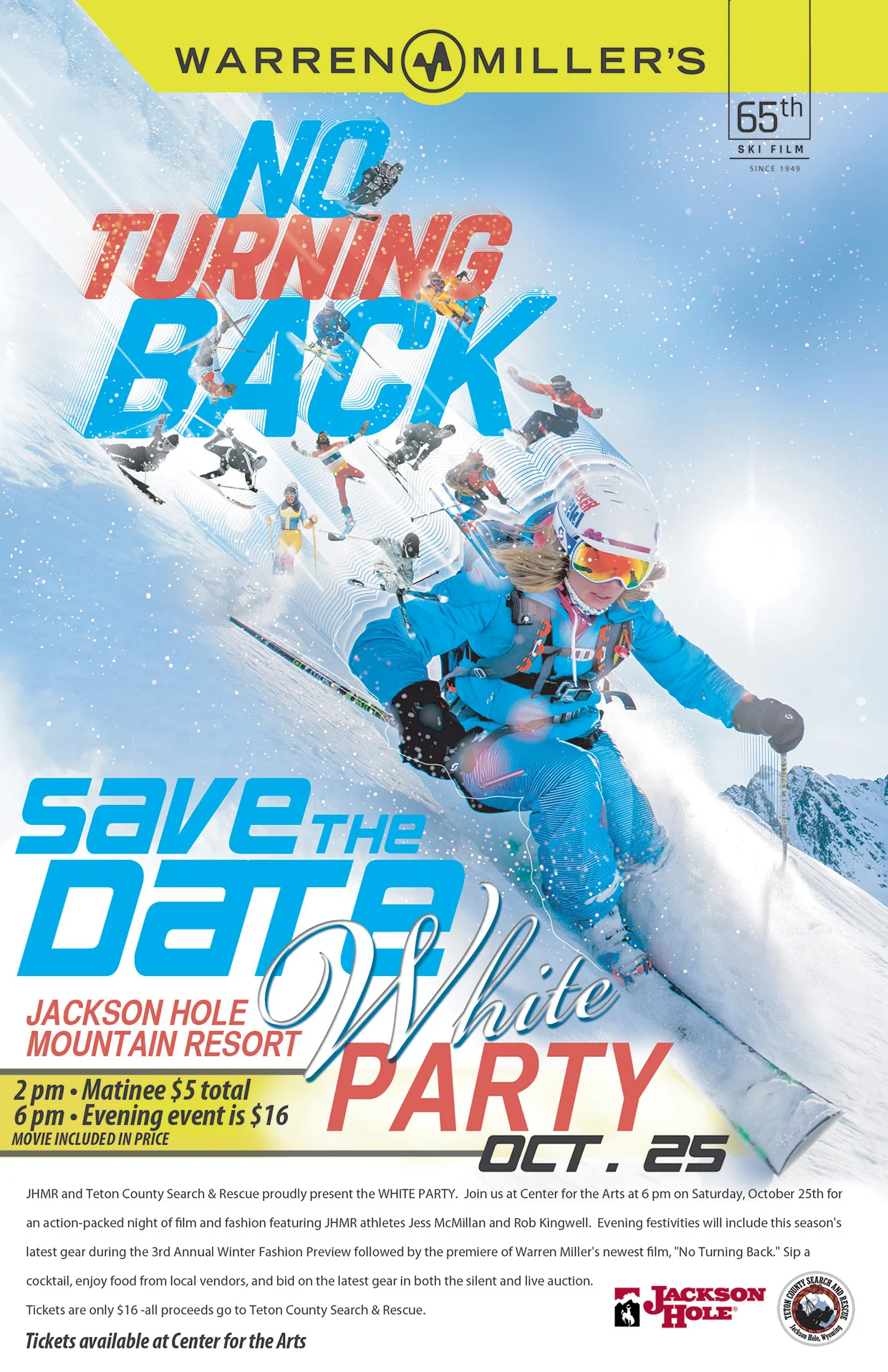 The White Party, Ski Fashion Show and the Warren Miller Premiere