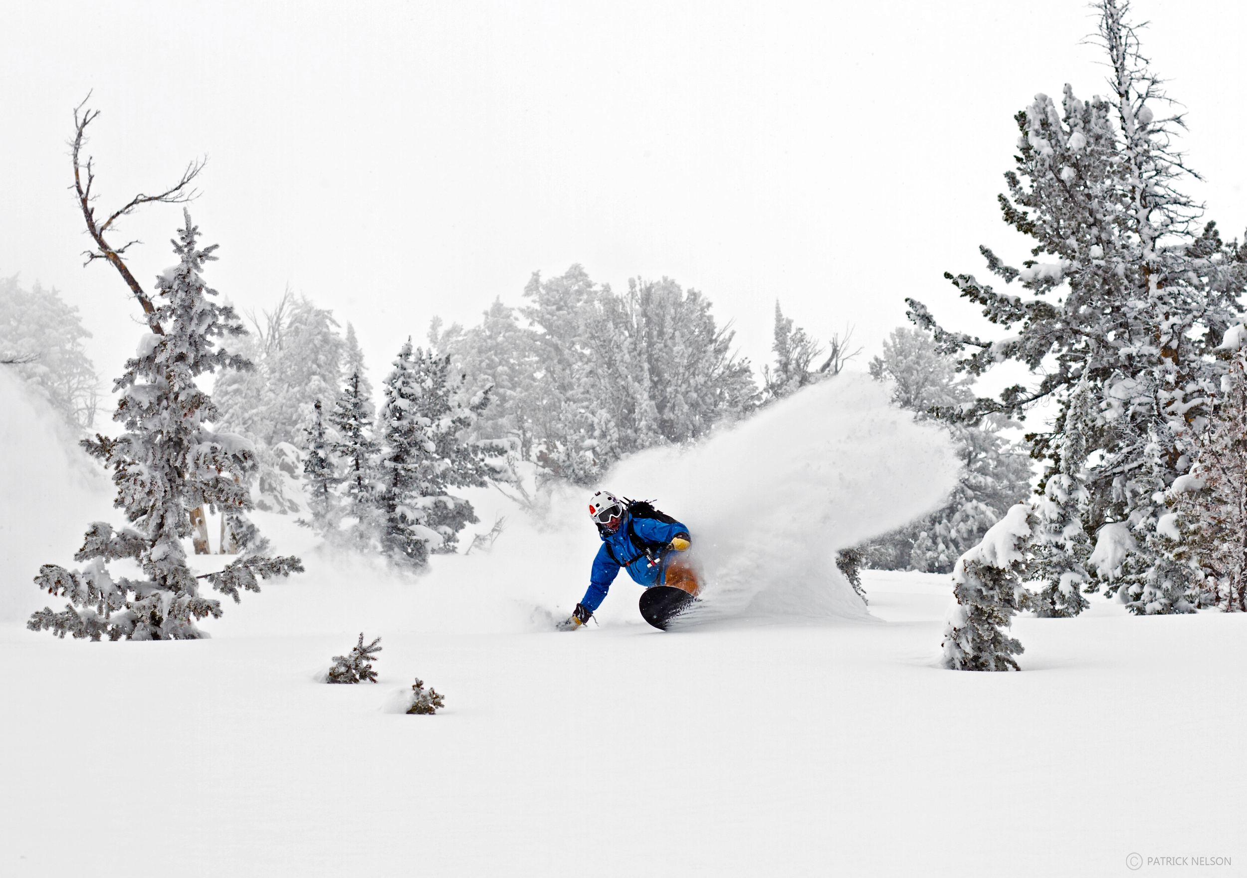 Don in his happy place on his swallowtail somewhere on Teton Pass. Photo: Patrick Nelson