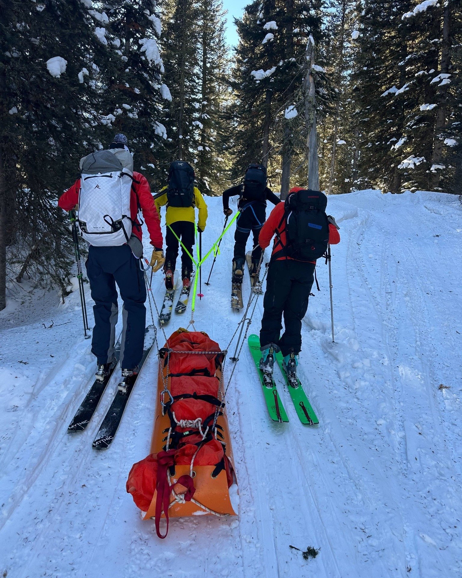Did you know that last year, TCSAR volunteers collectively spent more than 7,000 hours dedicated to training?

They were back at it this past weekend, going through a simulated mission where they were unable to use mechanized means for access. This t