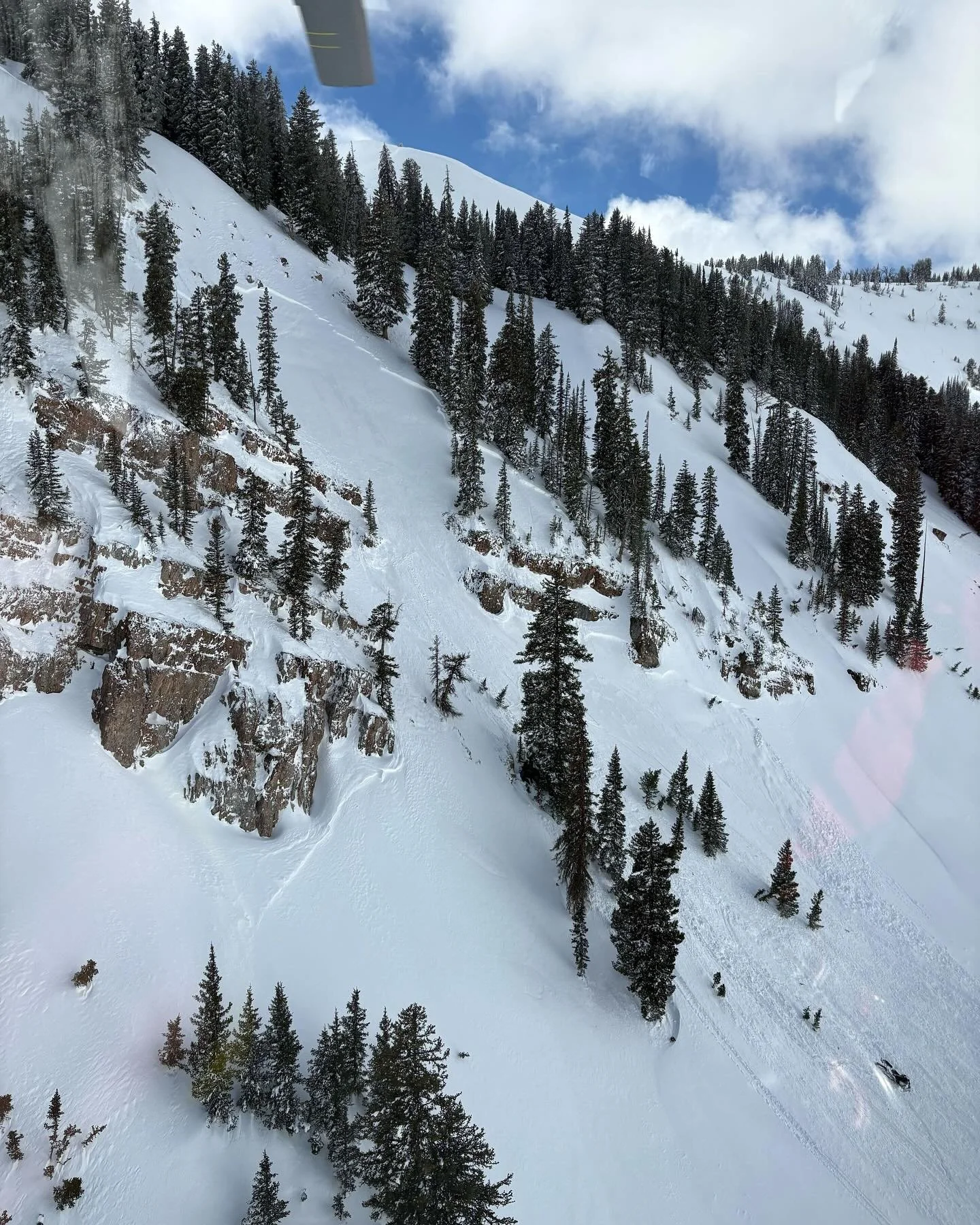At 12:20 p.m. on Saturday, April 4, Teton County Search &amp; Rescue received an emergency alert for an avalanched skier near the White Hump area by Philips Bench on Teton Pass. The skier, a local 27-year-old female, sustained a lower leg injury afte