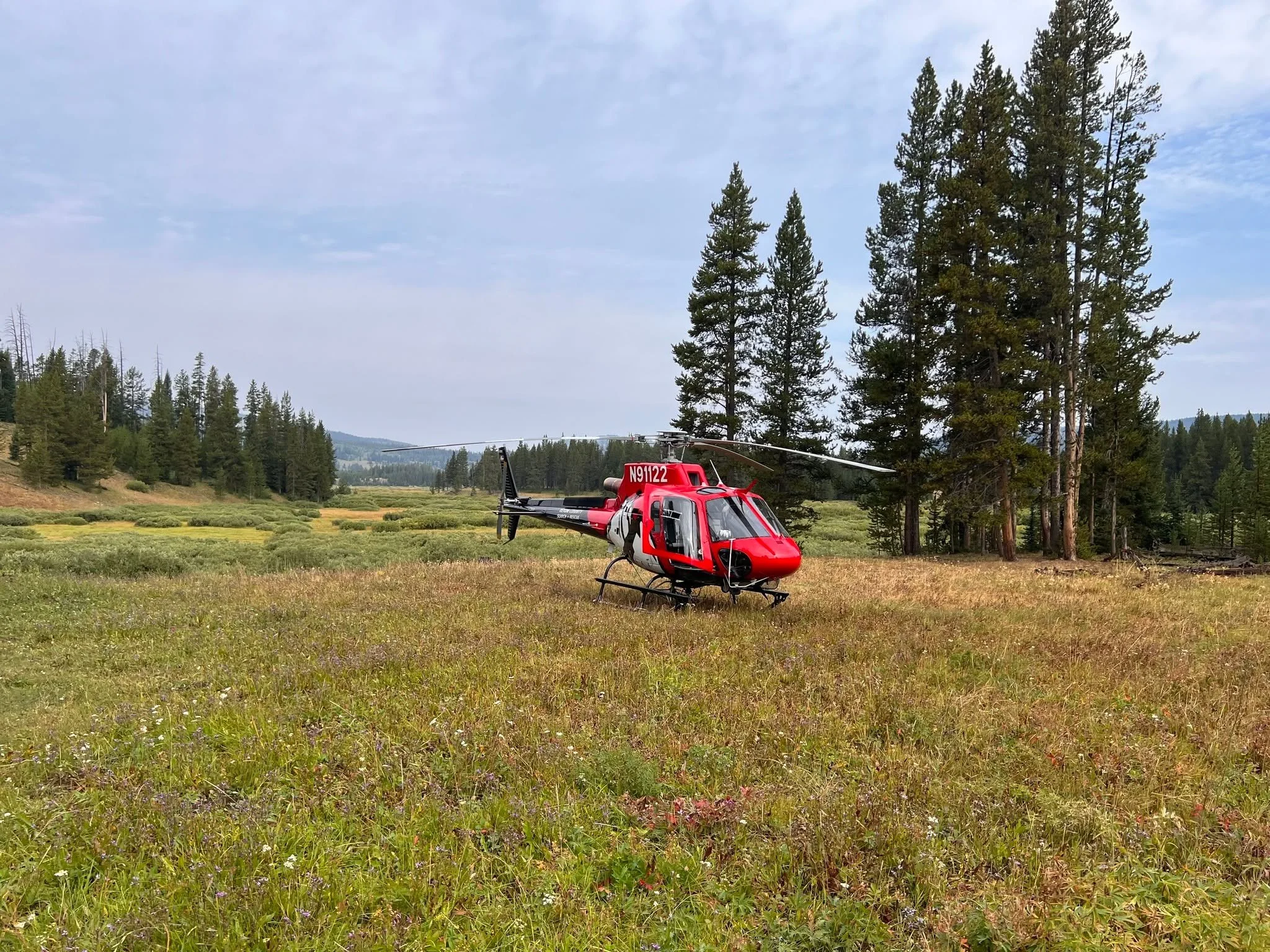 At 7:29 a.m. on Thursday, August 13, Teton County Search &amp; Rescue received an emergency alert for an injured horseback rider deep in the Teton Wilderness. The patient, a 67-year-old female from Lander, had sustained multiple injuries after gettin