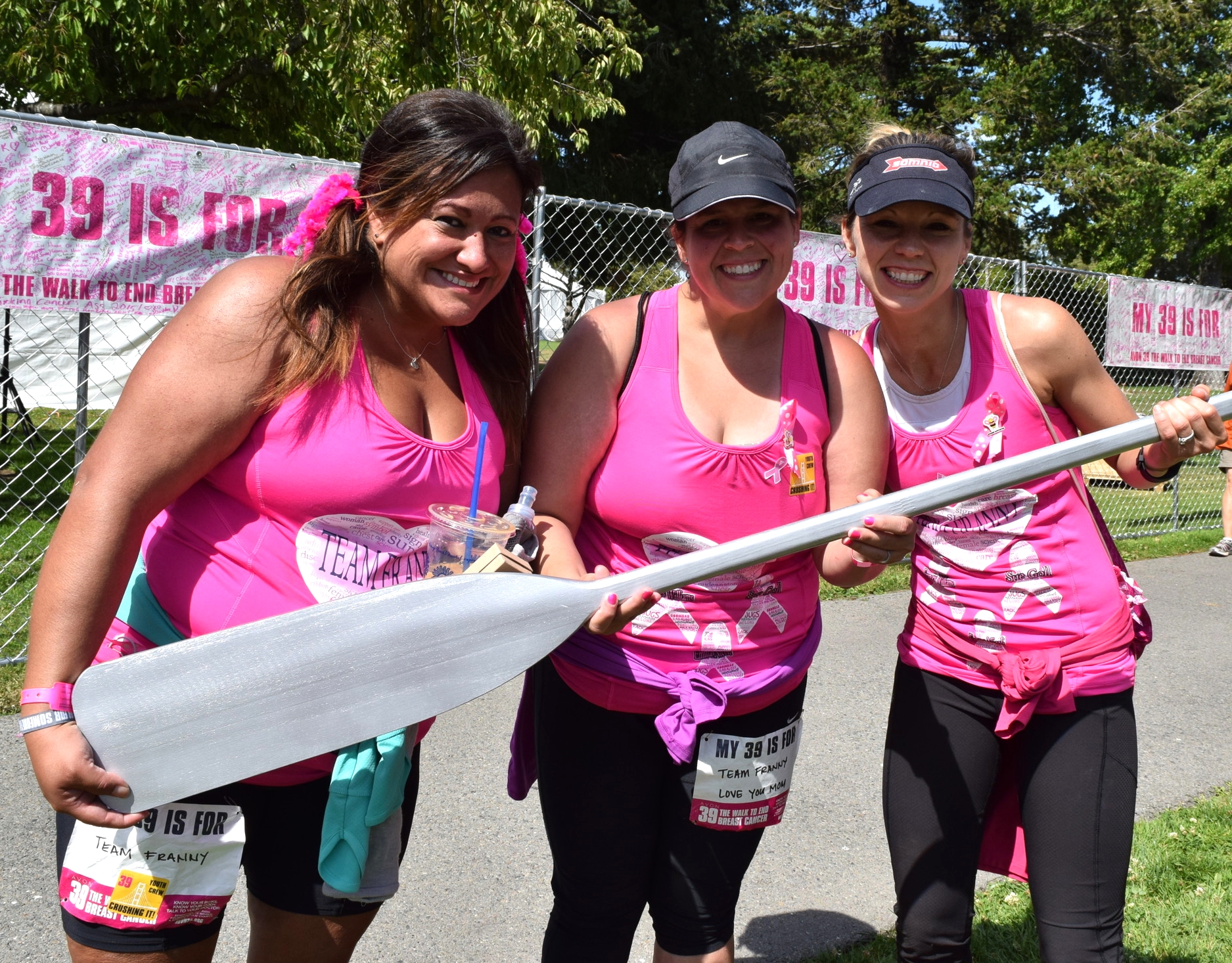 Team Franny, walking for one of their moms who has been battling for 5 years. 