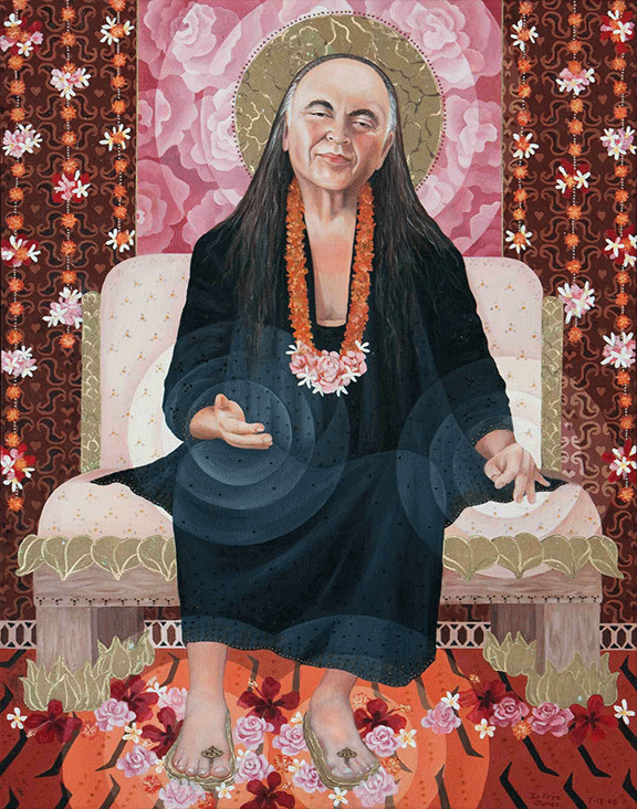 Bhagavan Adi Da with Tiger Rug, 2005