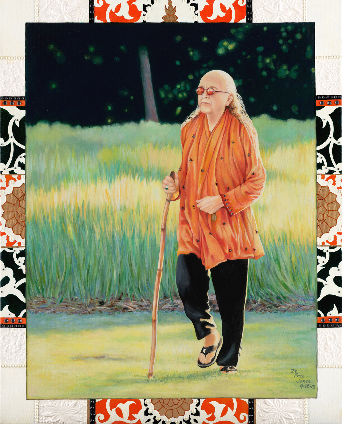 Bhagavan Adi Da Walking in the Brightness Meadow, 2015