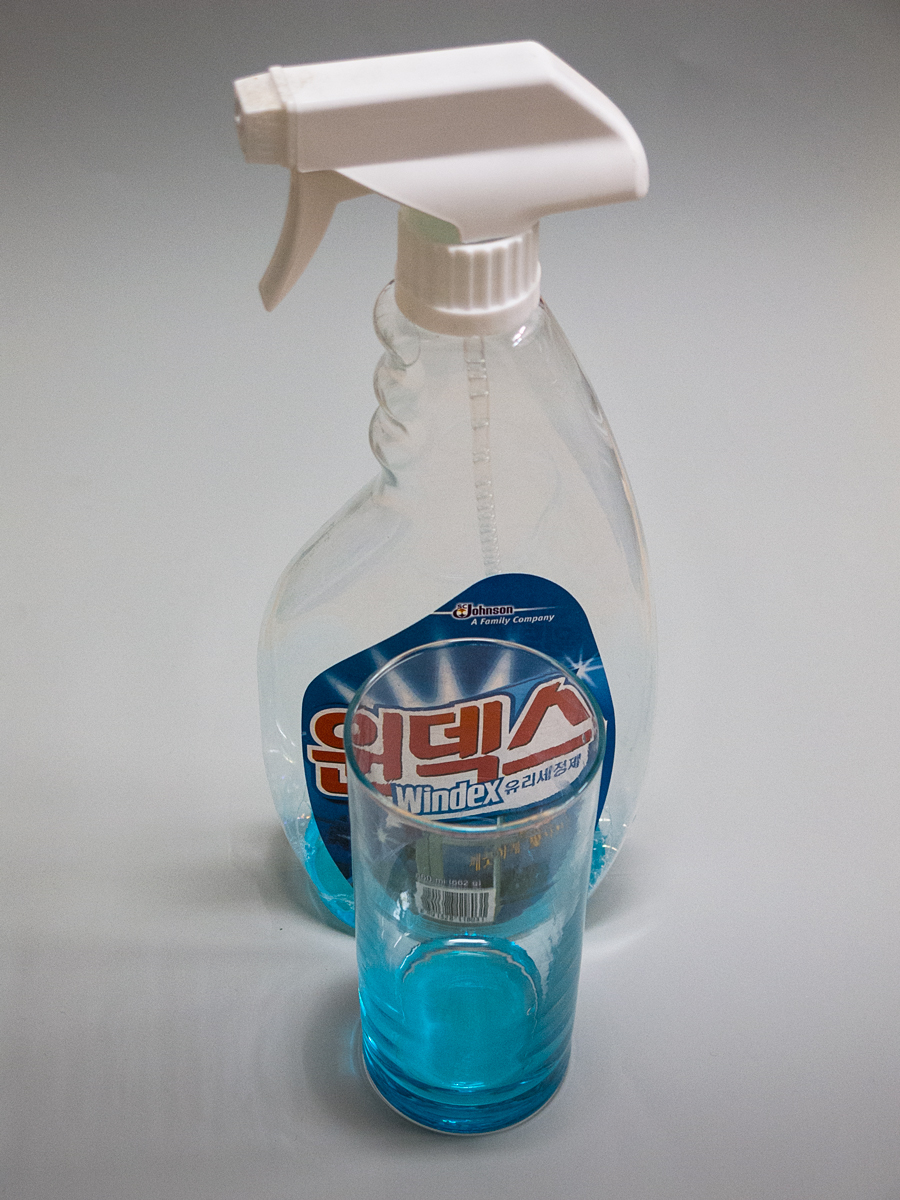 Windex and Blue Glass, 2016, South Korea