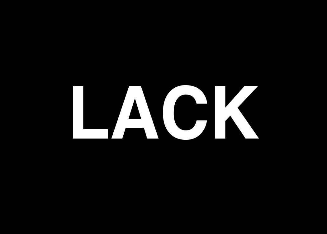 (TEXTS) LACK LUST LOSS Looped gif, 2016 LACK LUST LOSS