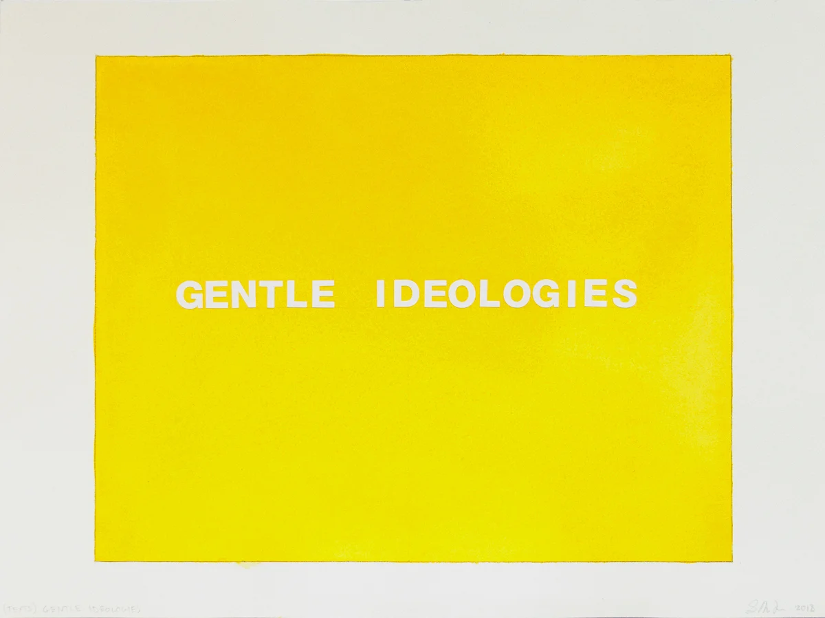 TEXTS two words: Gentle Idiologies, 2018, South Korea