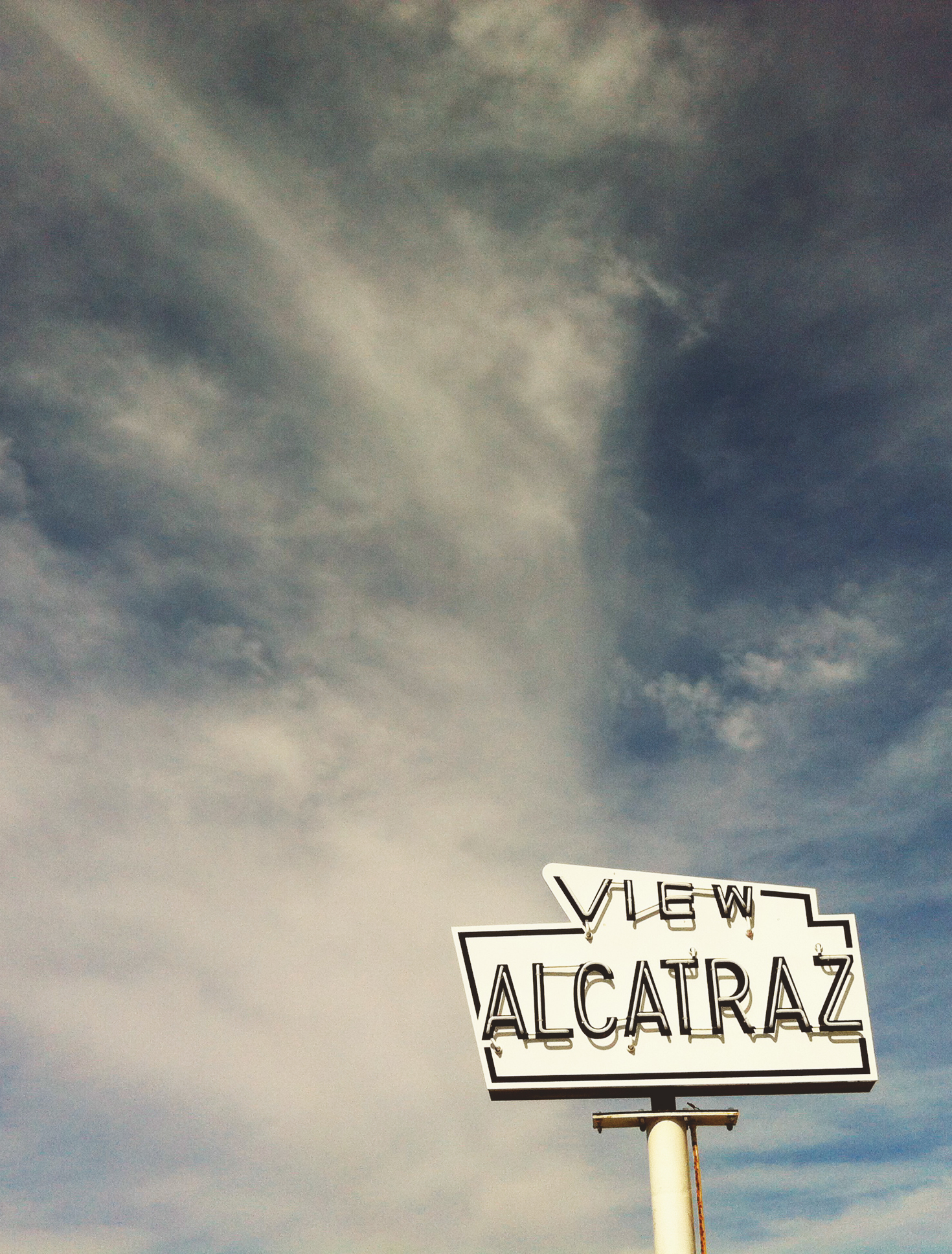 I really loved the typography of this old sign on Fisherman's Wharf.