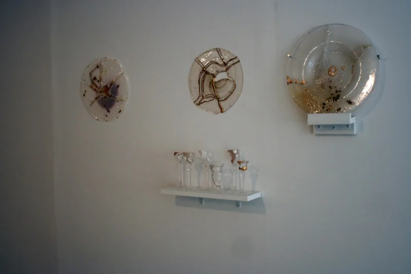 Installation view, various objects