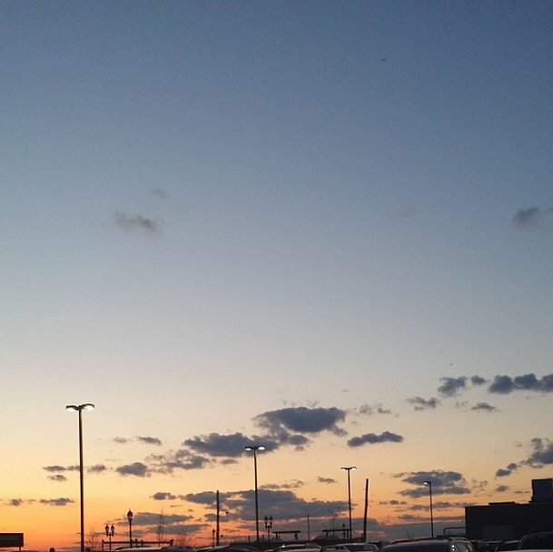 Red Hook sunset, March 15