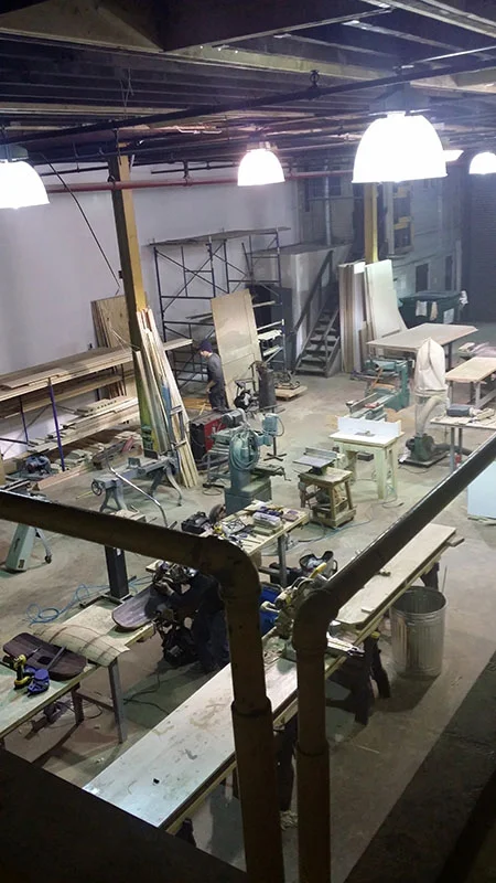 Supersmith communal woodshop