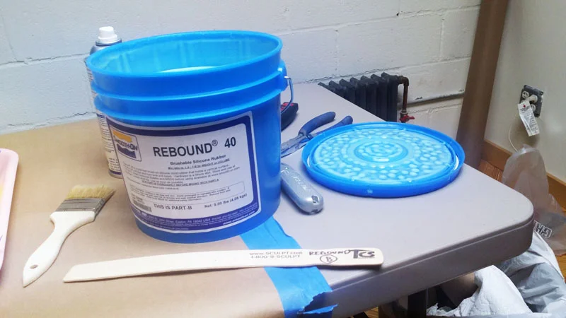 Smooth-on's Rebound 40 brush-on rubber product