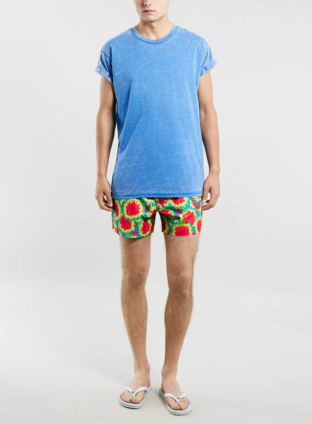 Sunflower Printed Swim Shorts: TOP MAN £26.00