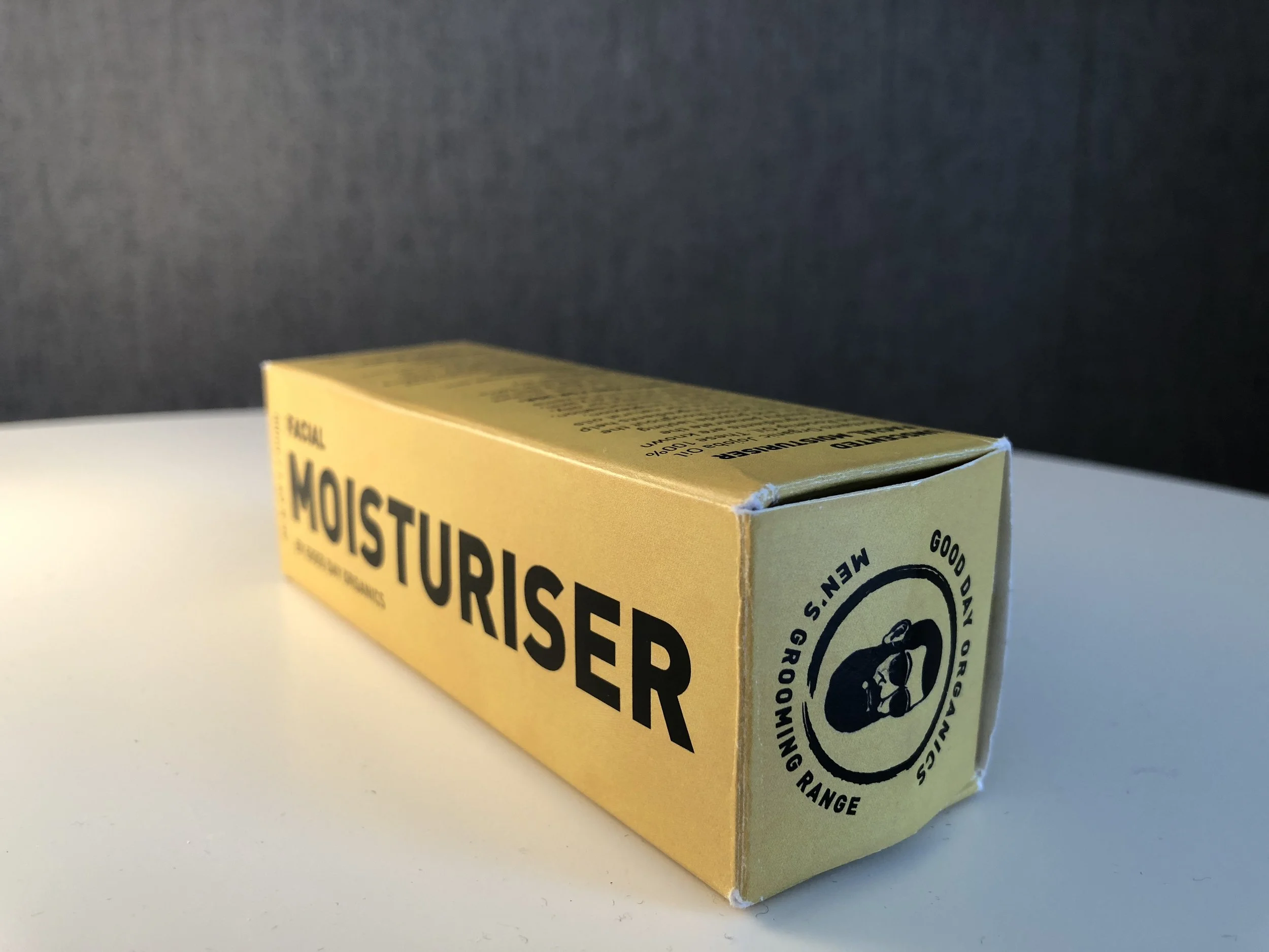 Good Day Organics: Facial Moisturiser for Men-Review