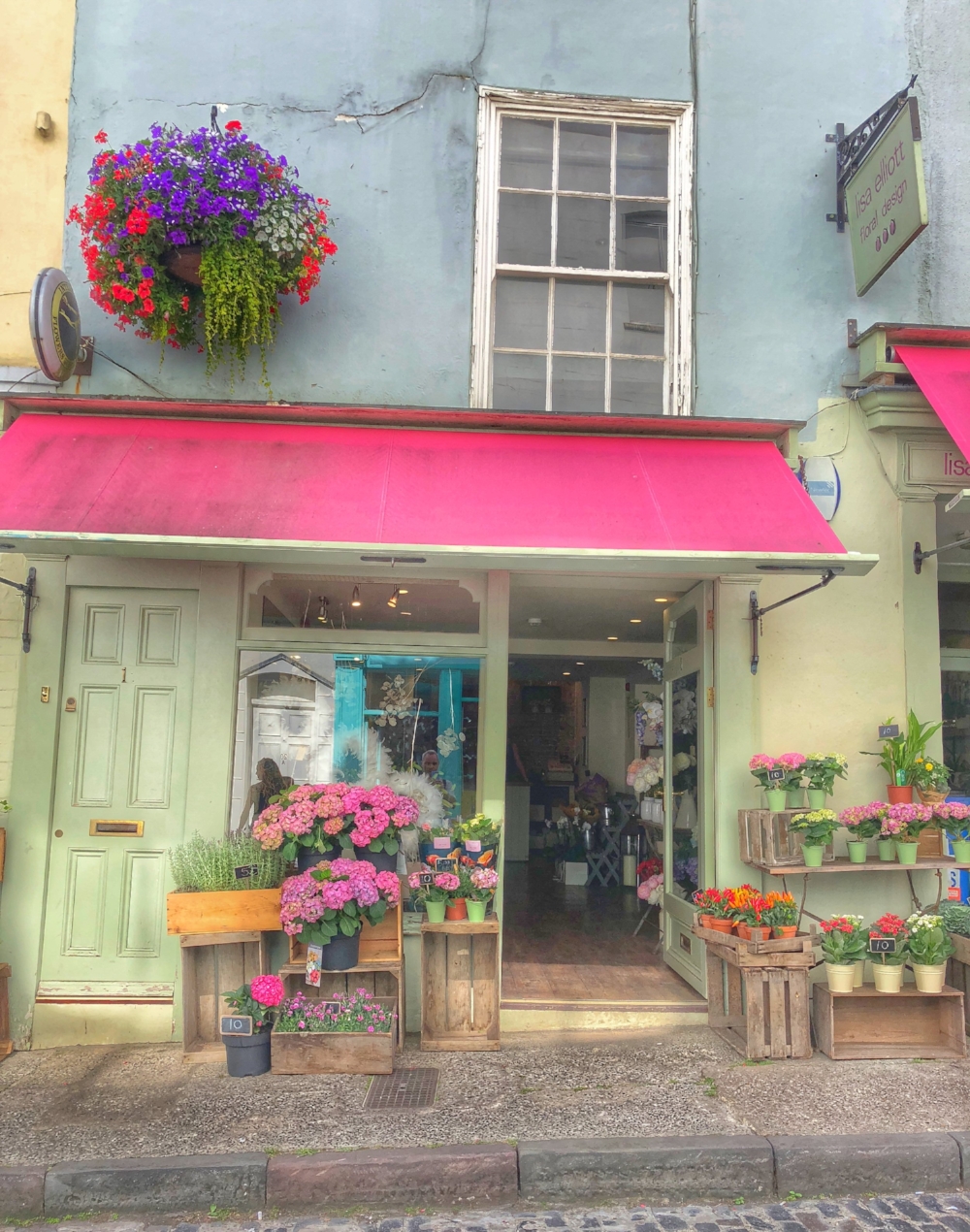 Amazing flower shop in Clifton Village. Just lovely. 