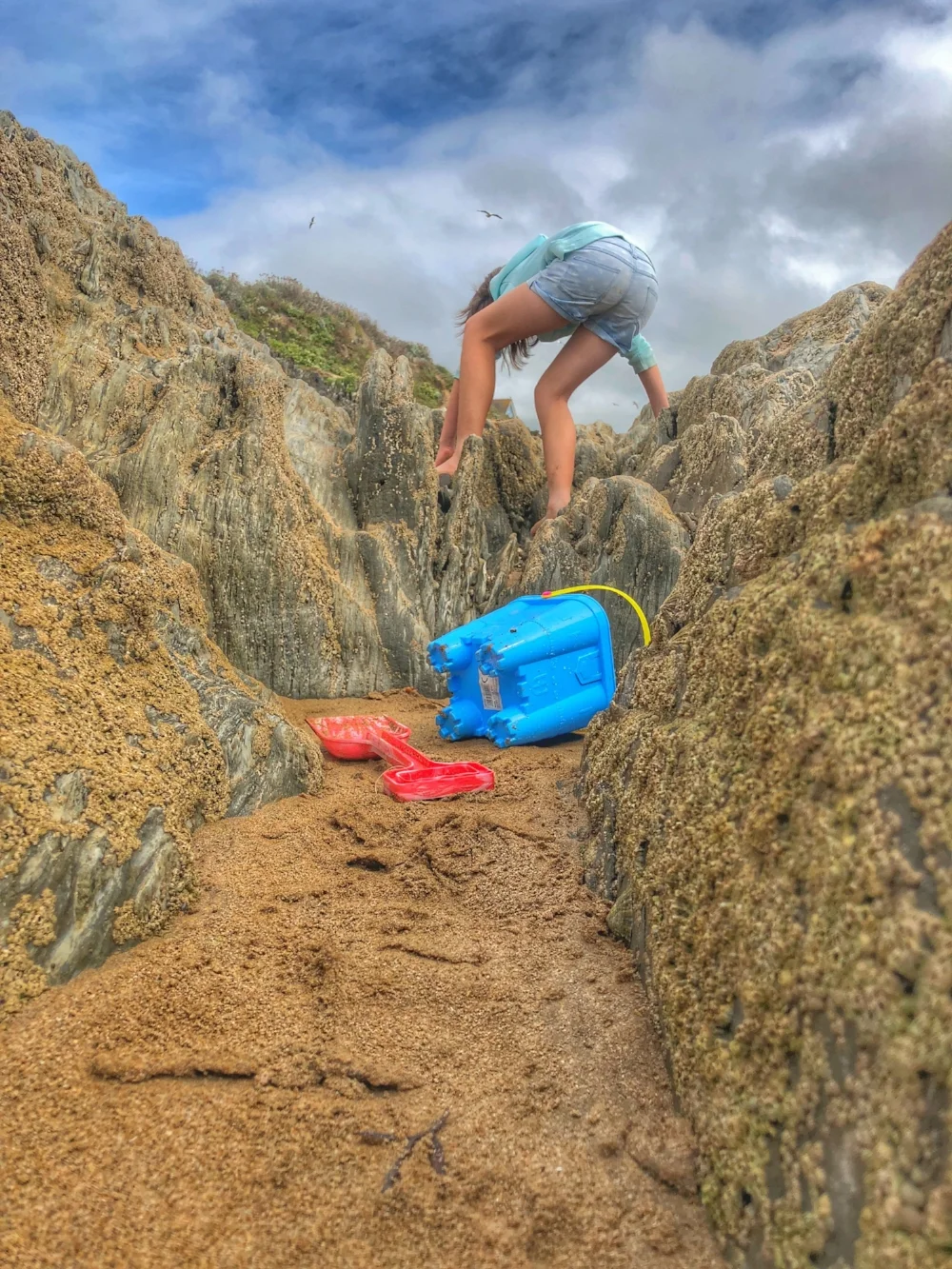 My daughter Nerea. Barricane Beach.