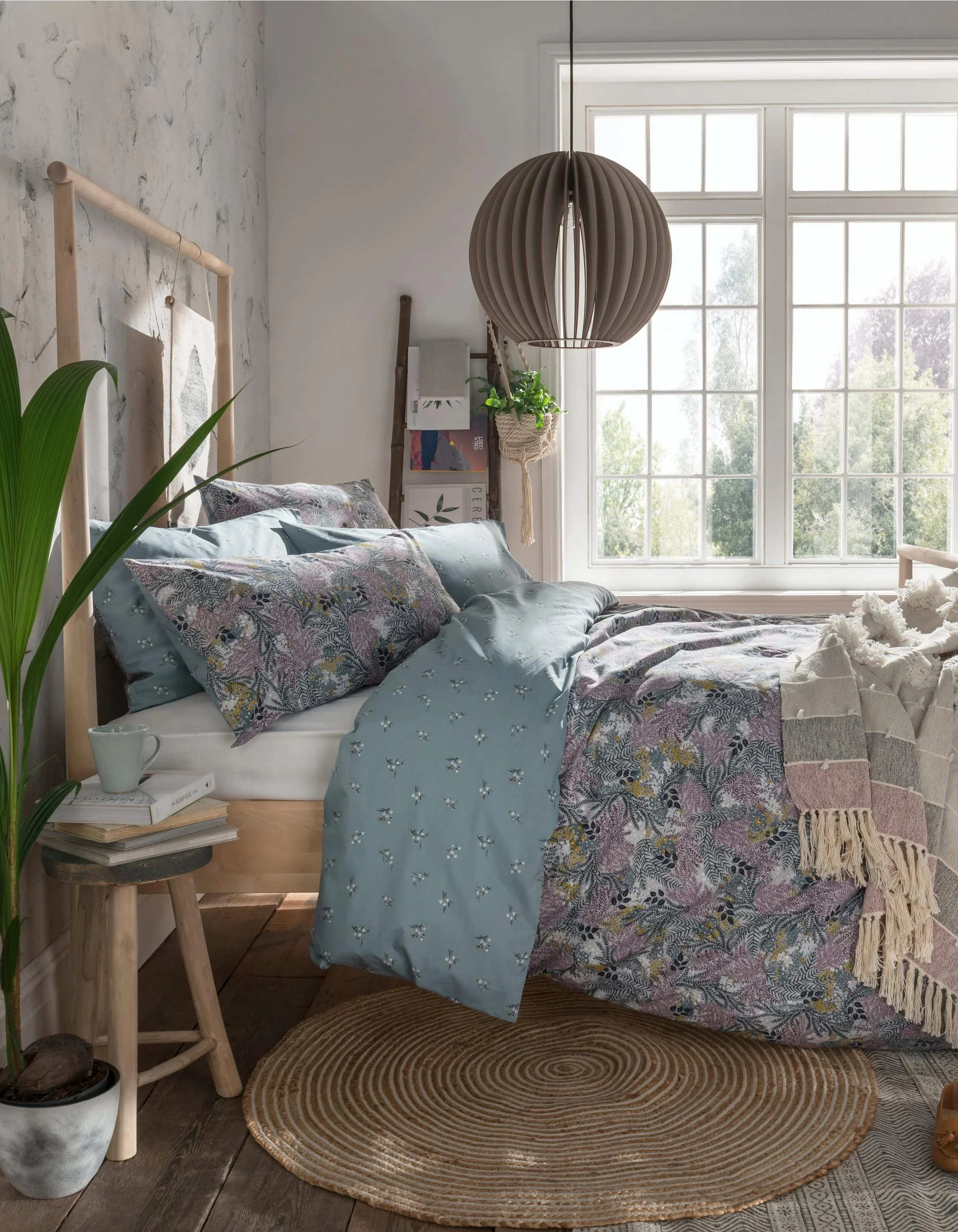 Winter Ferns Double Duvet Cover Set £60.00