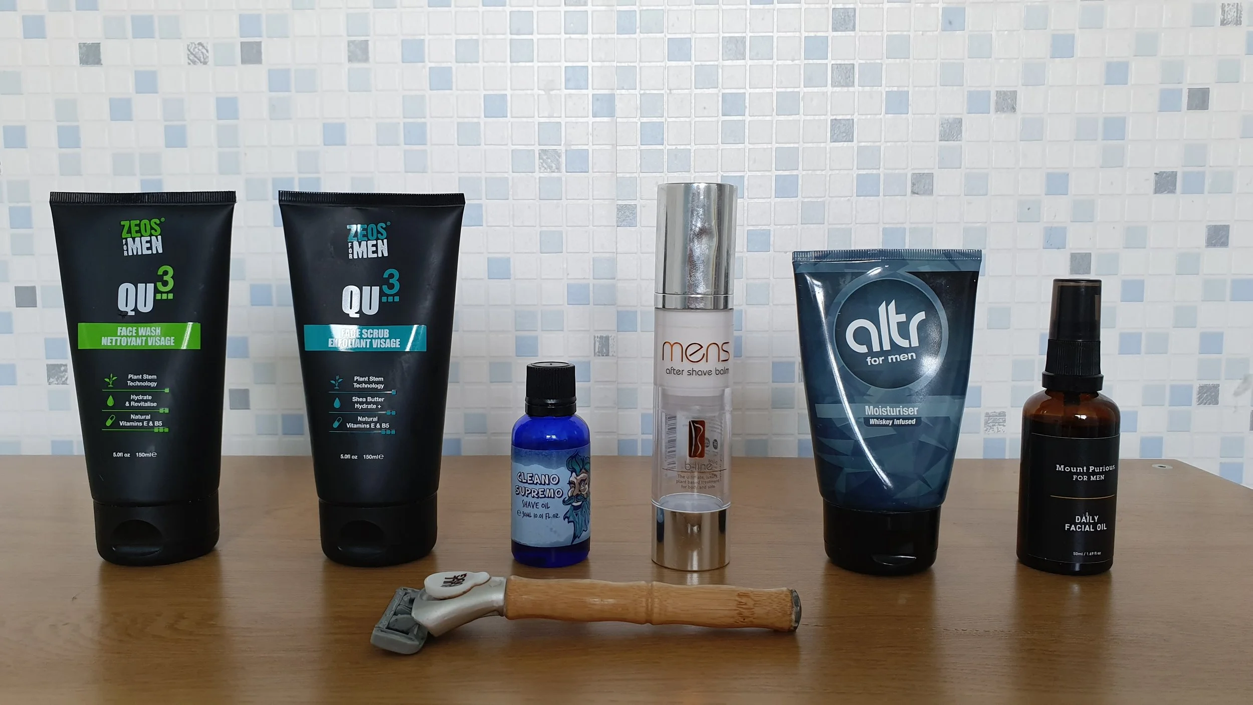 skin care routine with shaving