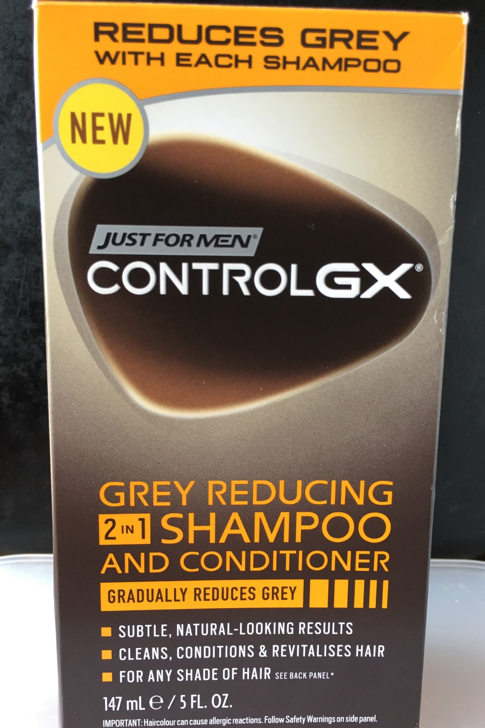 Just For Men Control GX Grey-Reducing Shampoo, 4 OZ