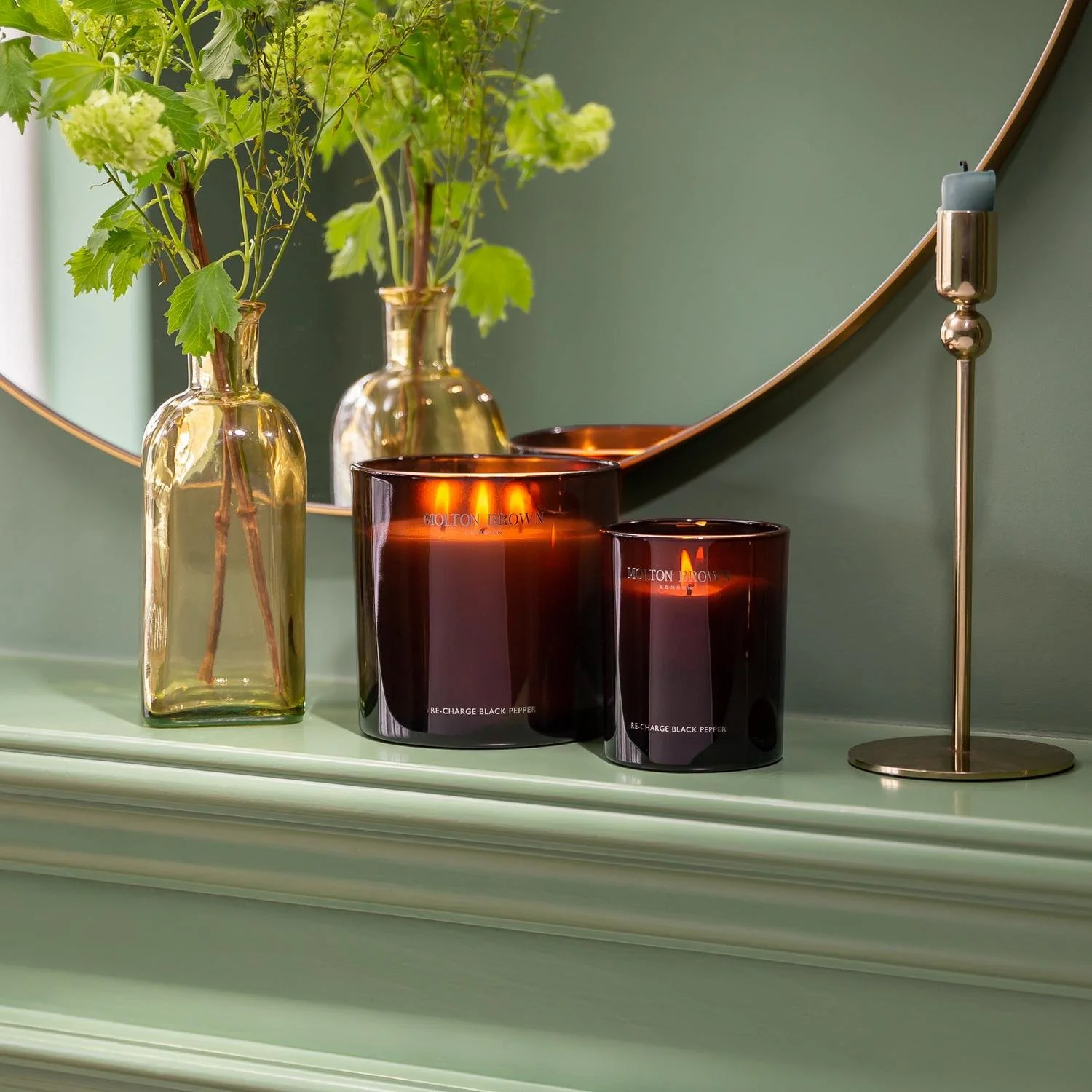 Molton Brown Re Charge Black Pepper Candle Review Luxury Scented Candles for Men: