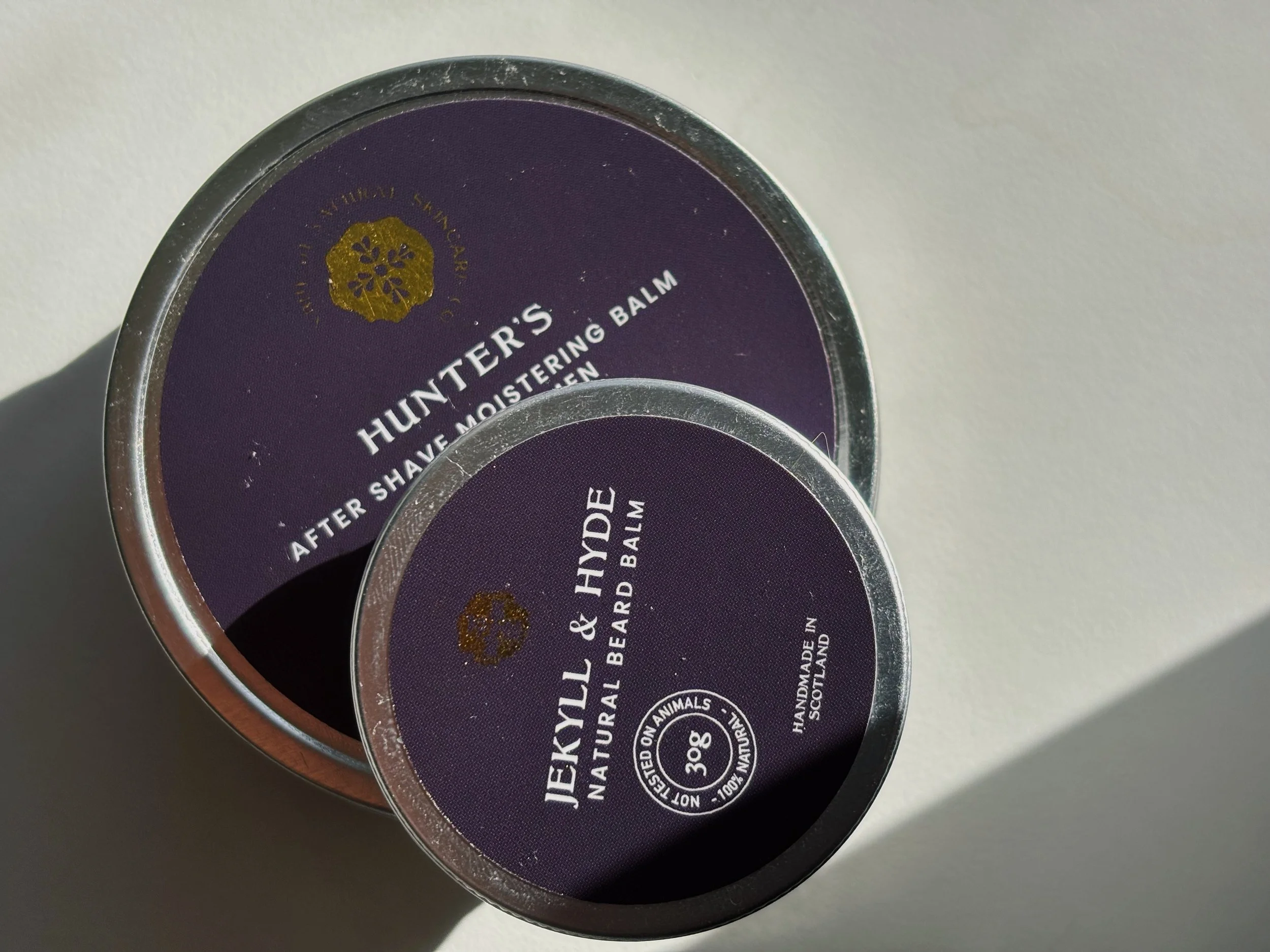 Review :Hunter's Aftershave Balm - Jekyll and Hyde Beard Balm from  The Edinburgh Natural Skincare Company