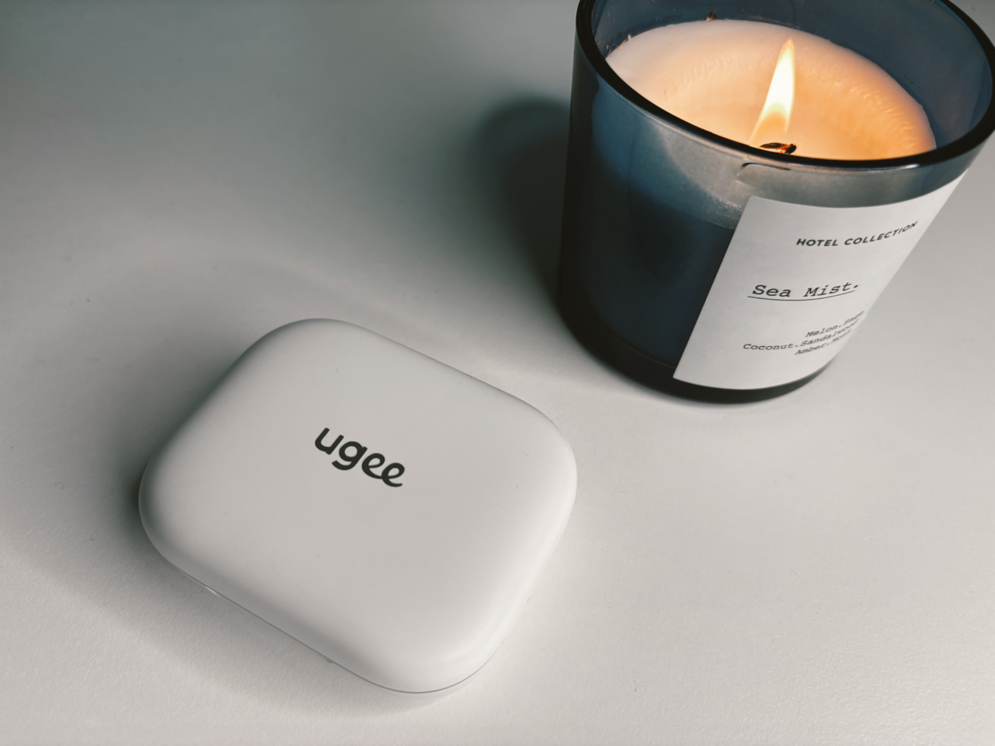 fresound-inspiration-open-earbuds-ugee-case-on-desk.png