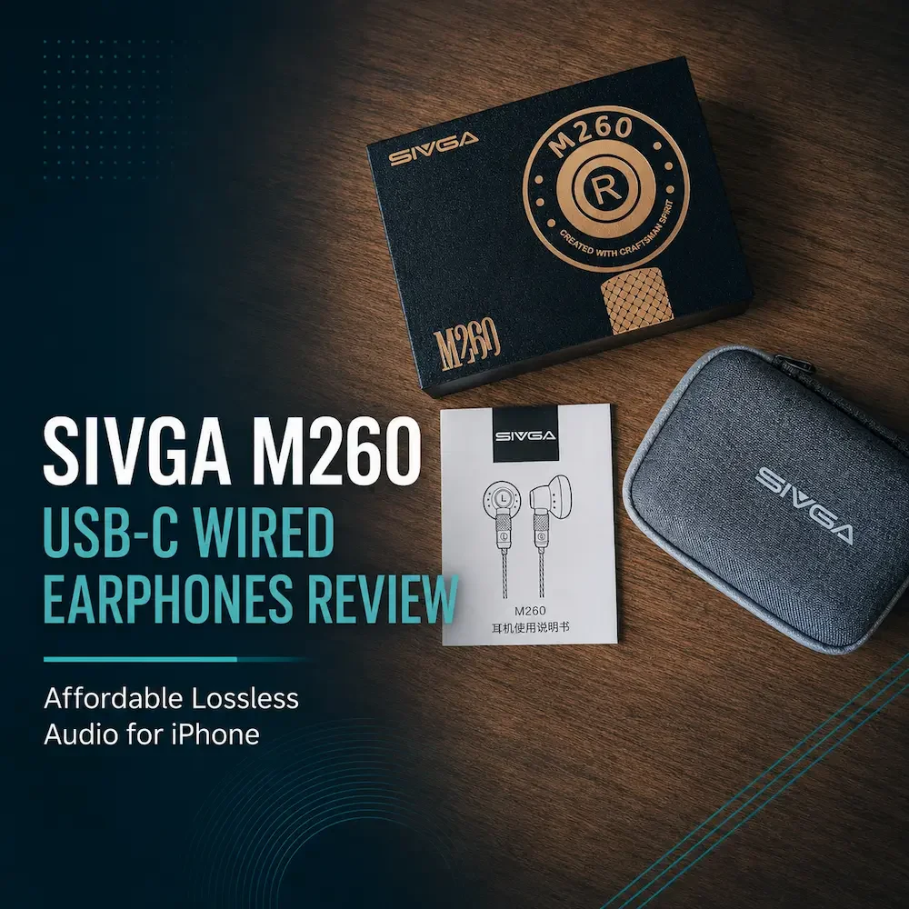 SIVGA M260 USB-C Wired Earphones Review: Lossless Audio Made Simple