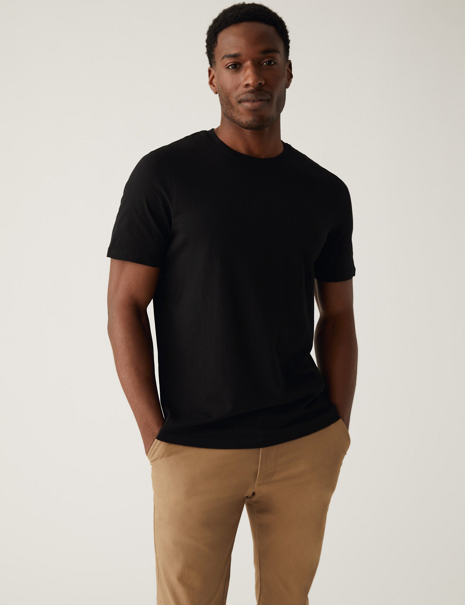 Black Crew Neck T-Shirt