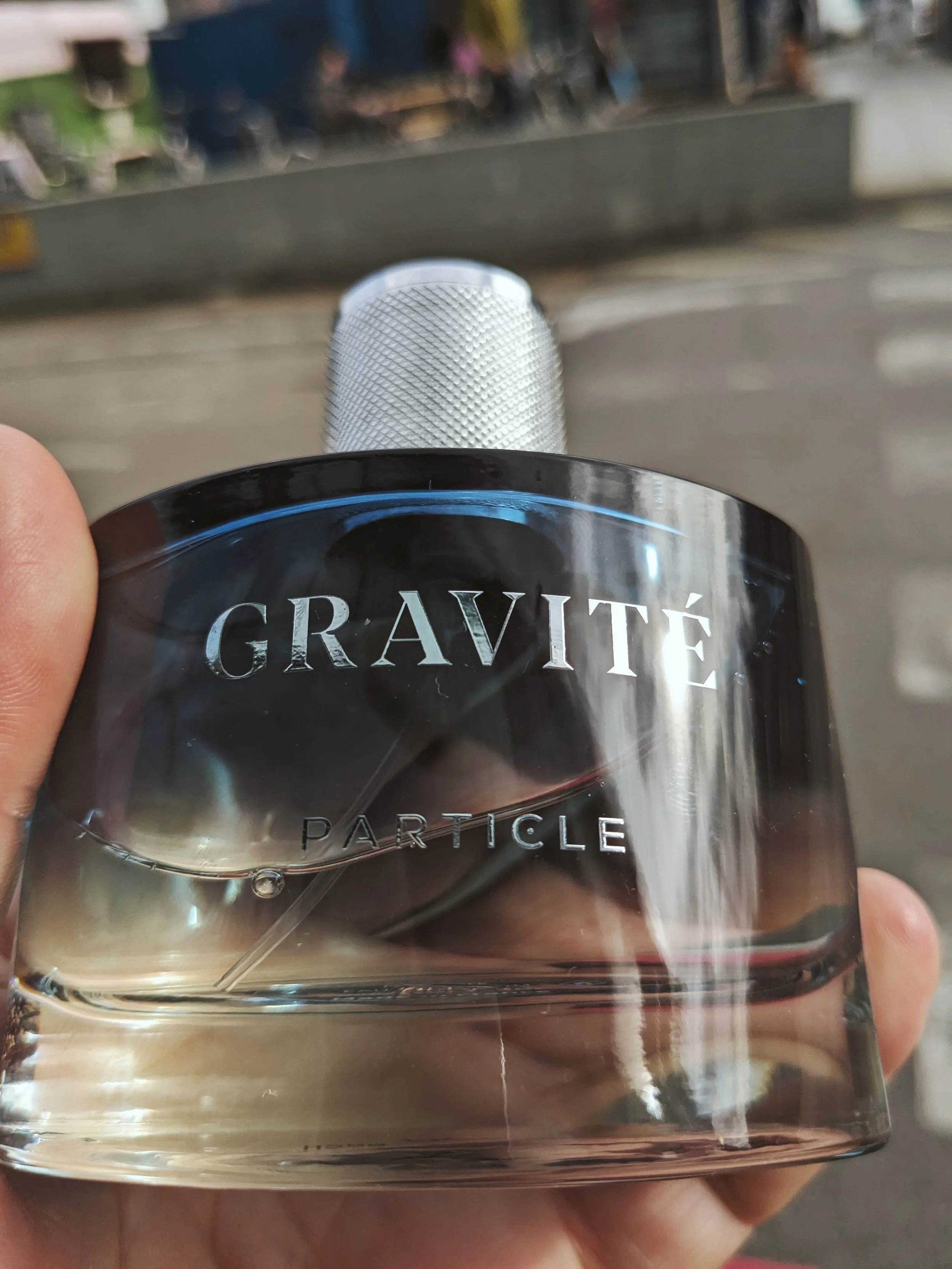 Me holding Particle Gravity.