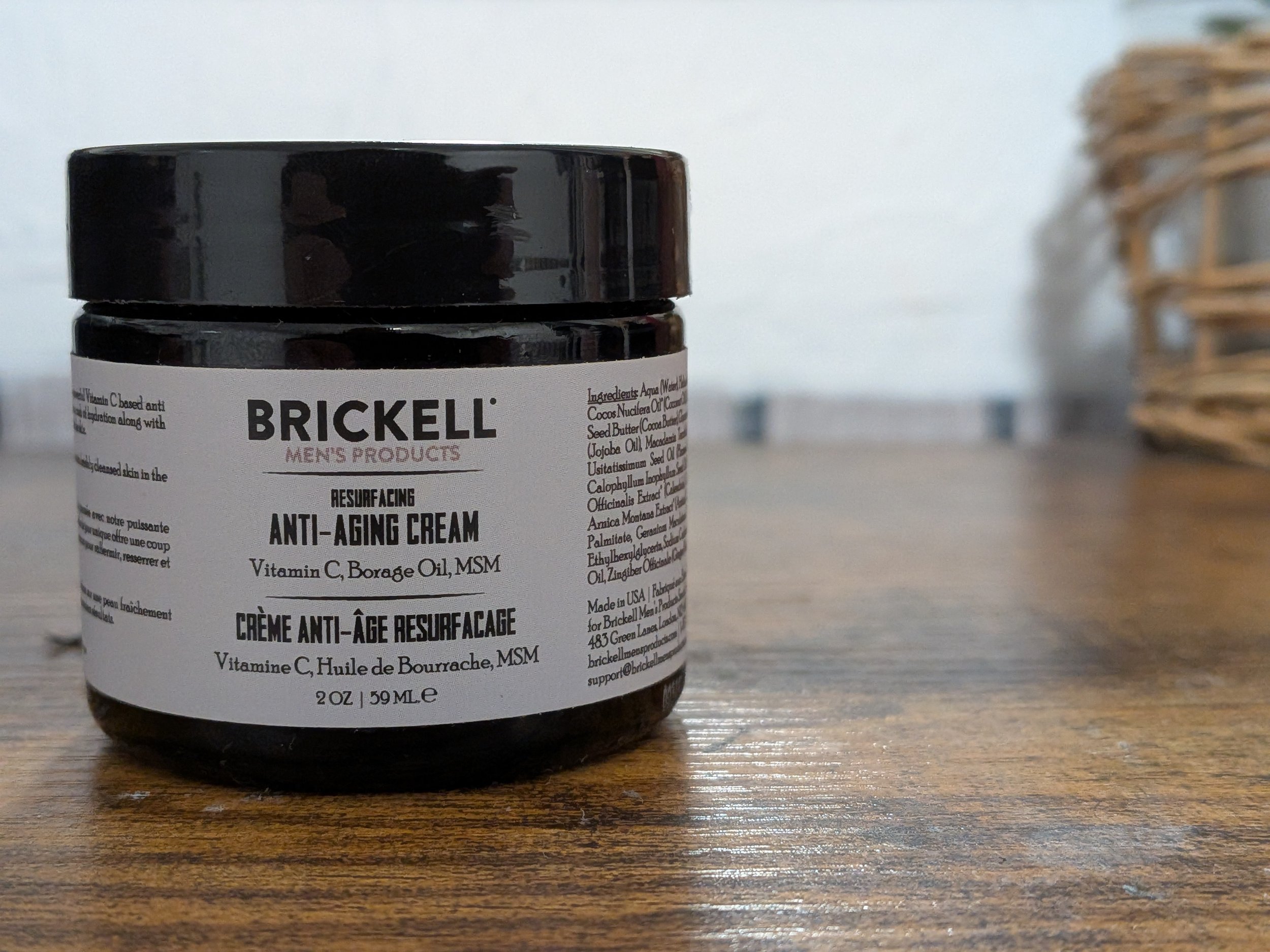 Brickell Resurfacing Anti-Aging Cream for Men