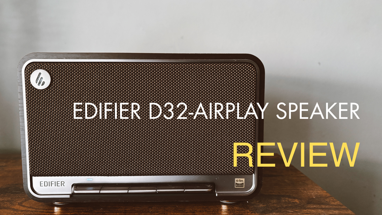 Edifier D32 Altoparlante Bluetooth 5.3, 60W RMS, LDAC, AirPlay 2, 11h Durata, Audio Hi-Res, Legno MDF