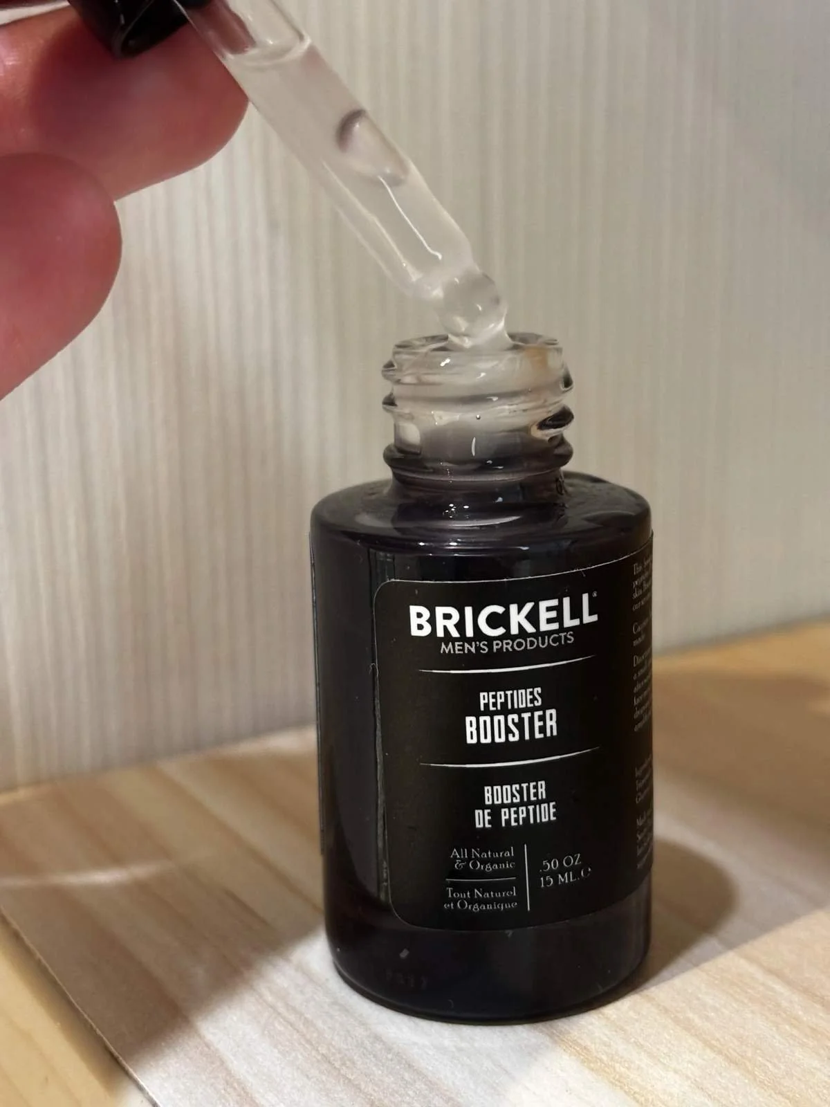 Me using the Brickell Protein peptides booster