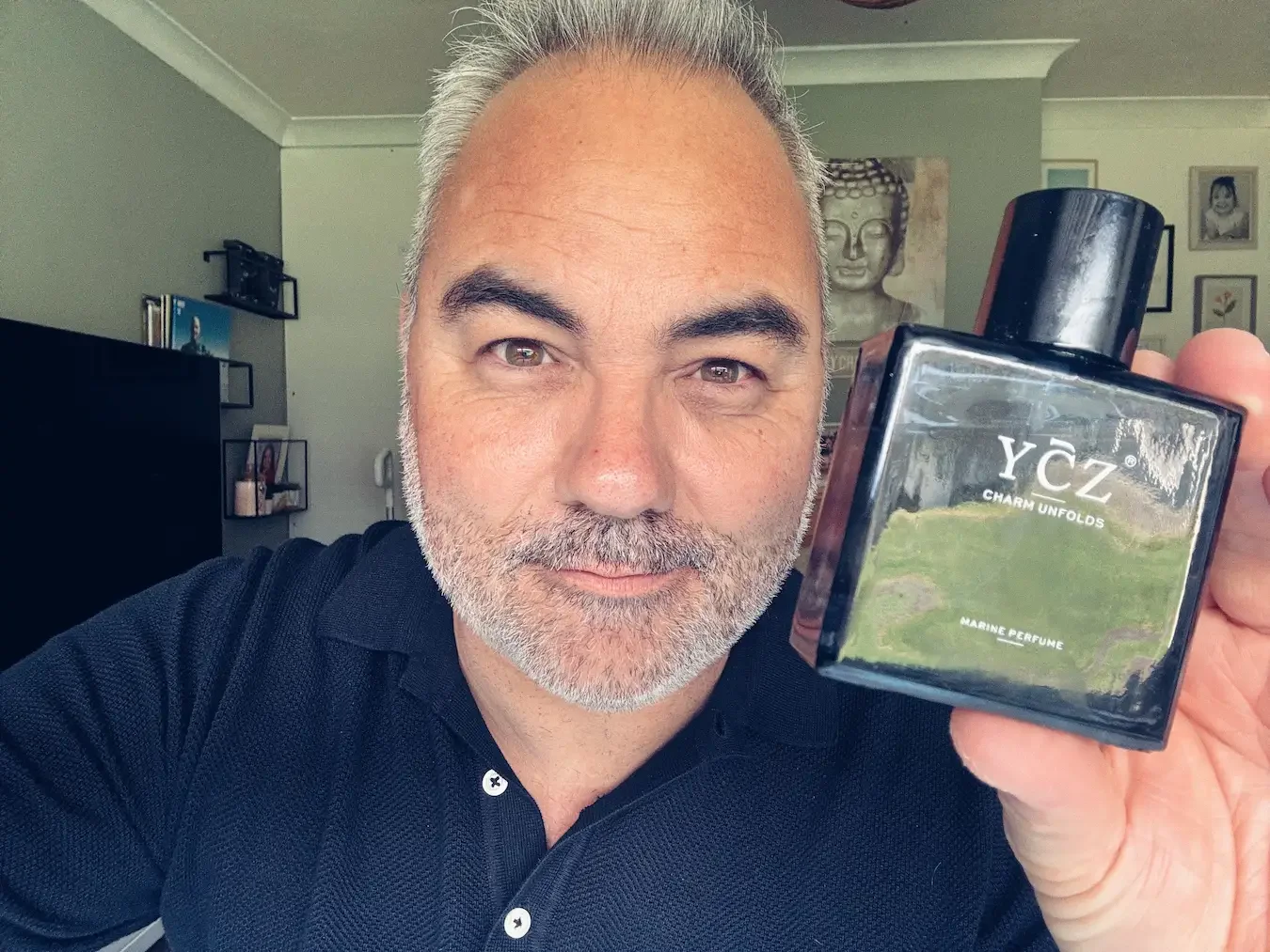 Jerome wearing YCZ Midnight Marine fragrance