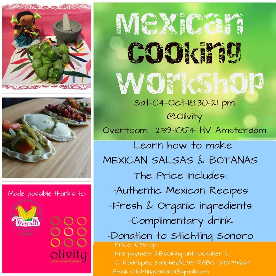 Fundraising Mexican Cooking Workshop
