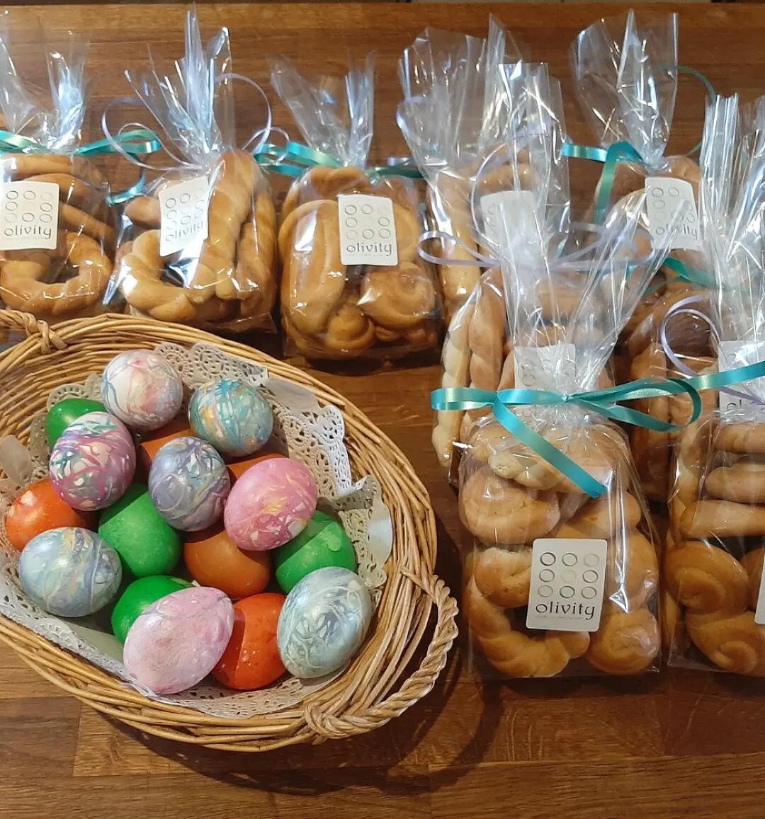 The Greek Easter bunny has started churning out the goodies!
Extremely limited edition, some are already reserved, a few will be at the shop for pick up on Friday or Saturday. 
.
.
.
#olivity #olivityamsterdam #olivitycatering #greekcatering #greekca