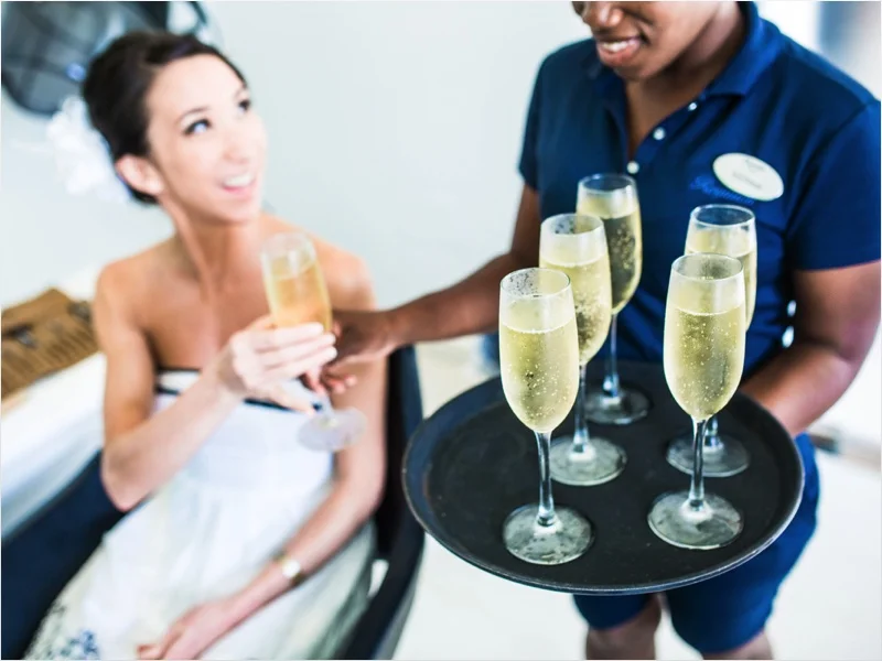 a - a - Rose hall Great House Wedding - getting ready champagne.jpg